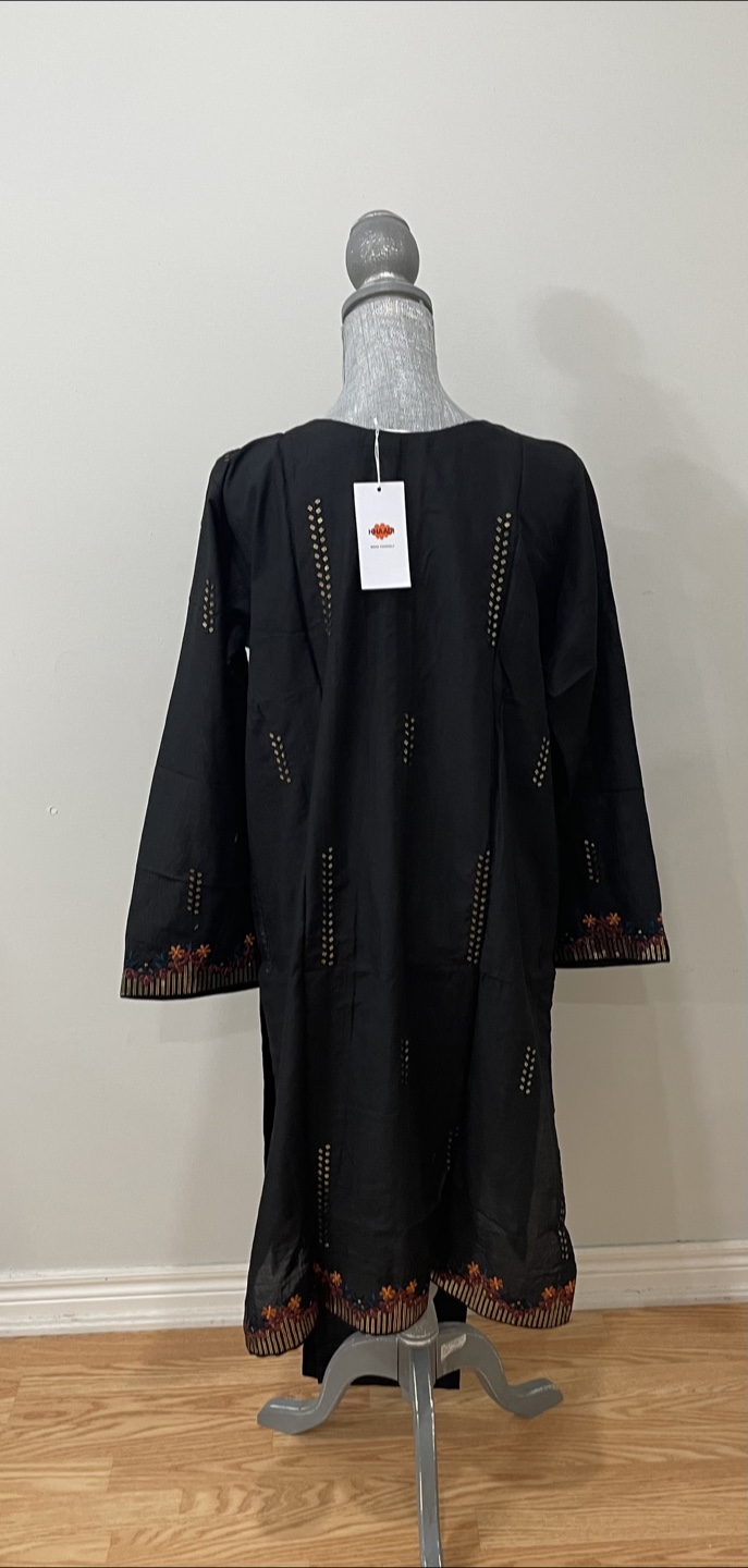 Khaadi Black Embroidered Kurti Set - photo 3