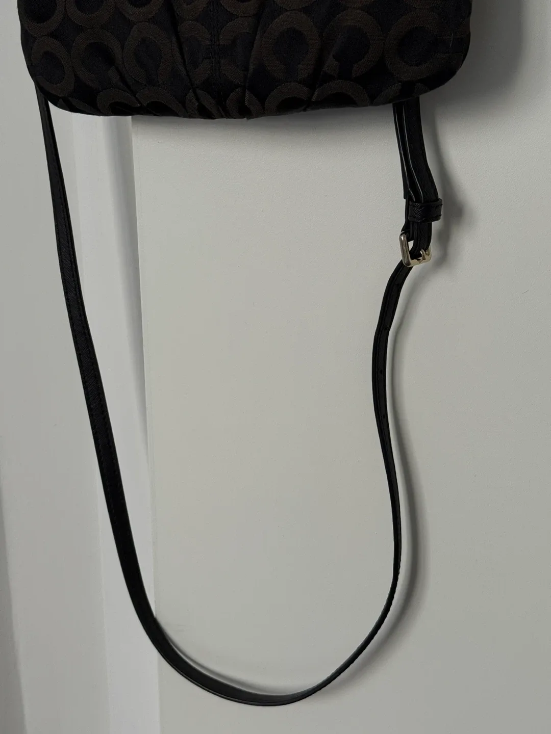 Coach Black/Brown Signature Crossbody Bag image indicator(3)