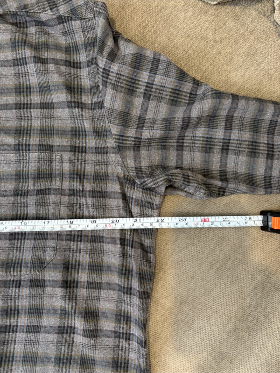Billy Reid Men's Shirt XXL 2XL Plaid Flannel Shirt Gray - photo 5