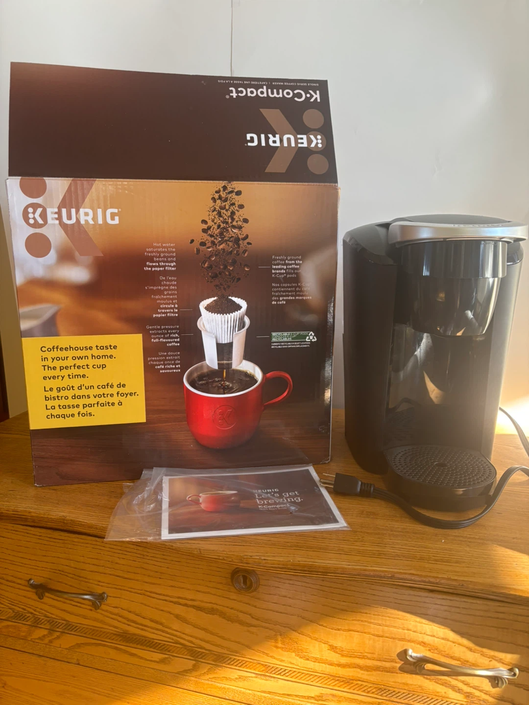 NEW Keurig K-Compact Single Serve Coffee Maker - Black - photo 3