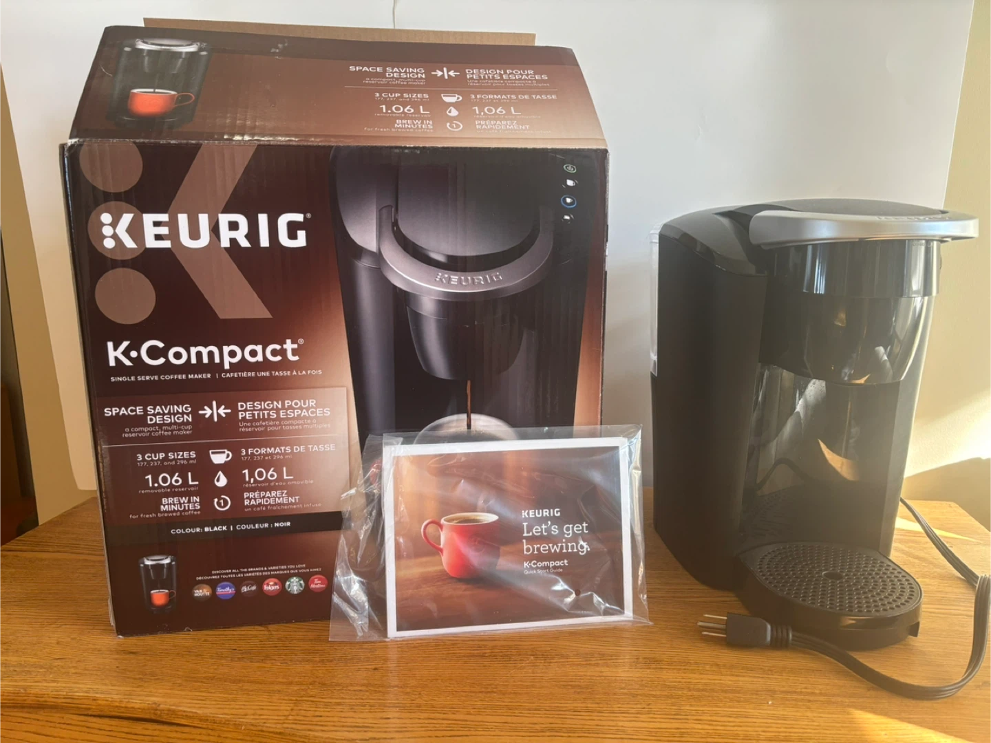 NEW Keurig K-Compact Single Serve Coffee Maker - Black - photo 4