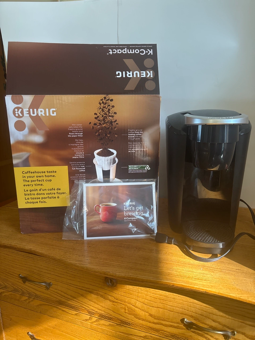 NEW Keurig K-Compact Single Serve Coffee Maker - Black - photo 2