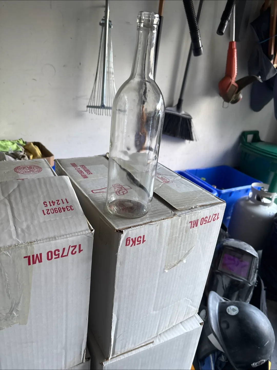 Empty Glass Wine Bottles thumbnail