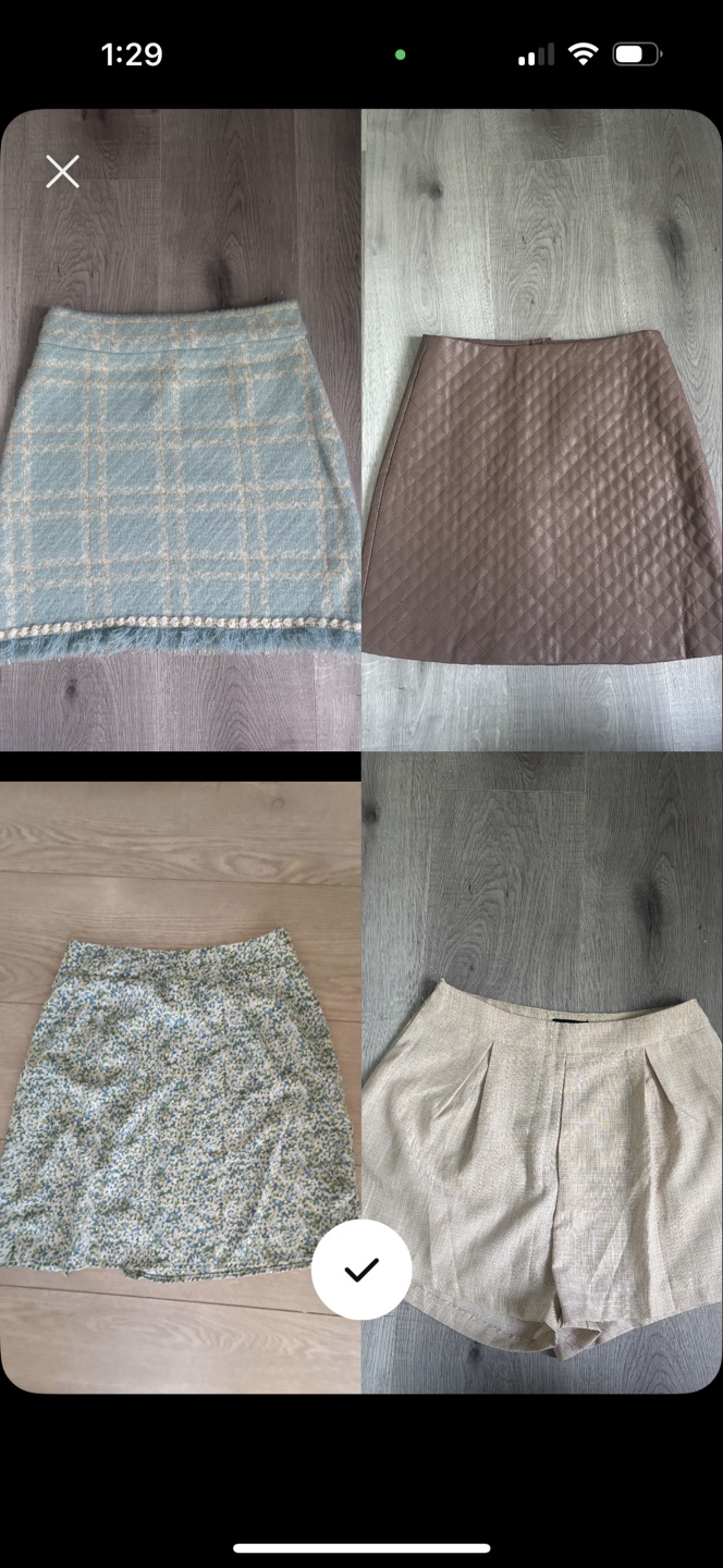 Assorted Skirts & Shorts get all for 15