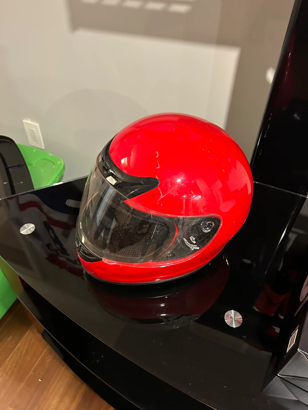 Red Motorcycle Helmet - photo 3