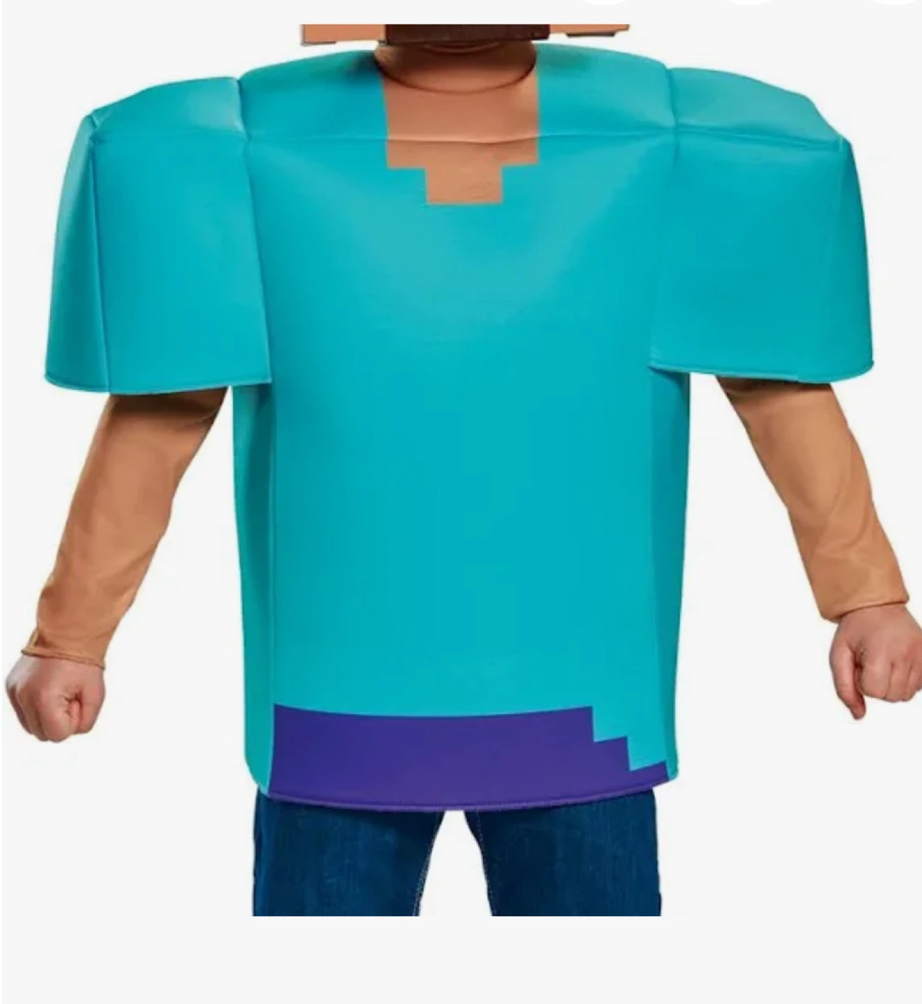 🥕Disguise Minecraft Steve Halloween Costume, Large (10-12yrs) - photo 2