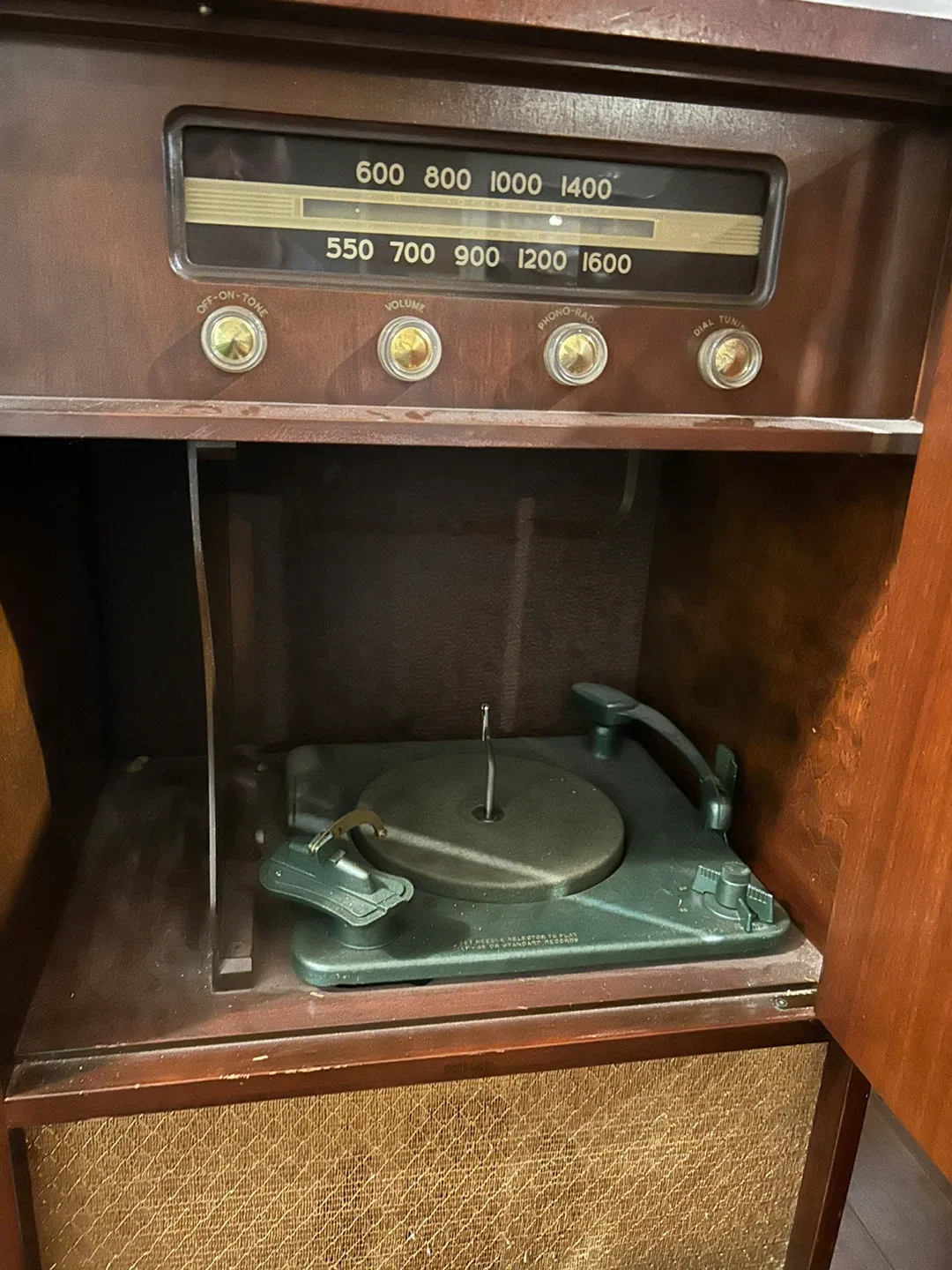Vintage Radio Phonograph Cabinet thumbnail