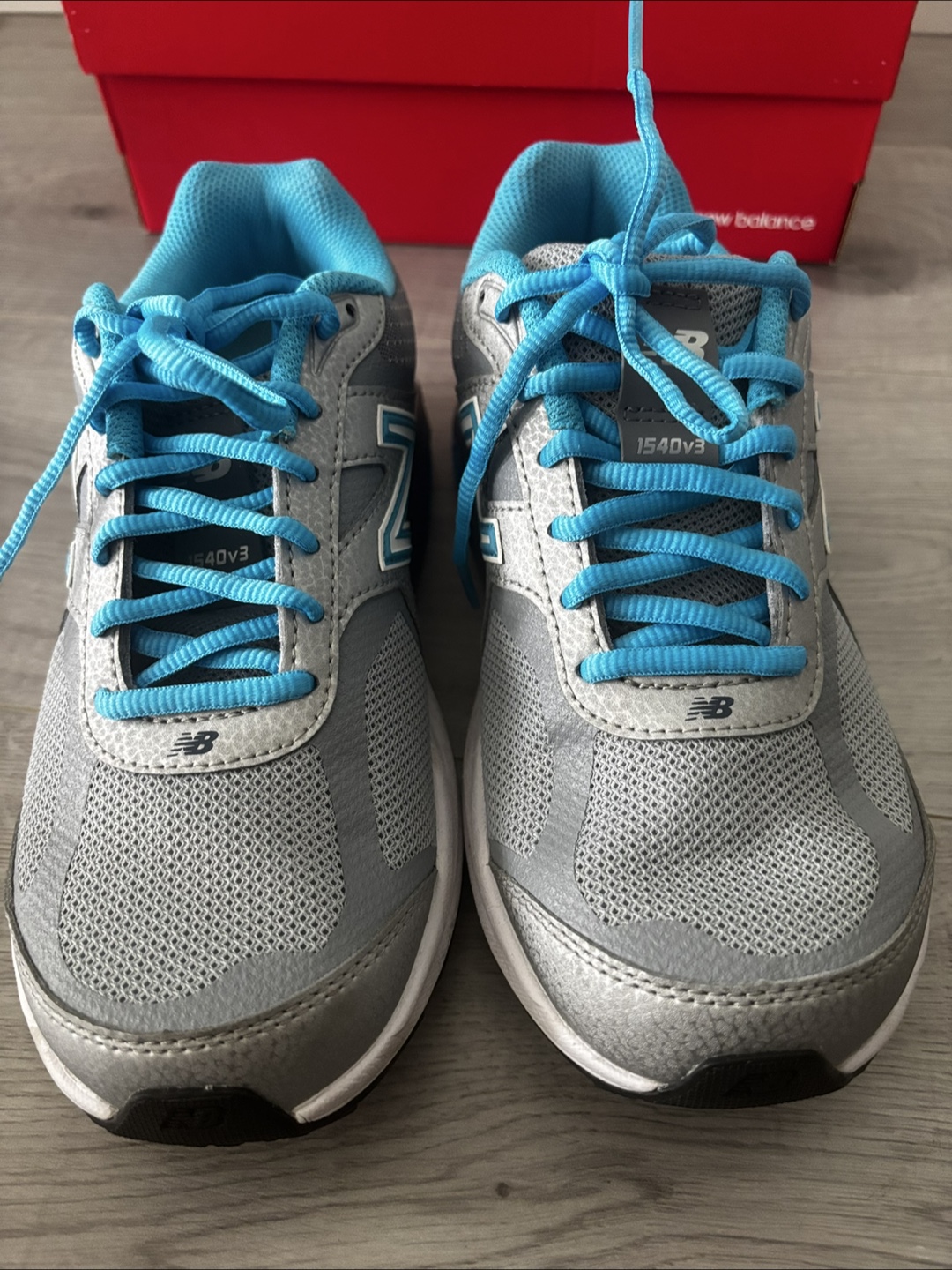 New Balance 1540v3 Grey & Blue Running Shoes - photo 4