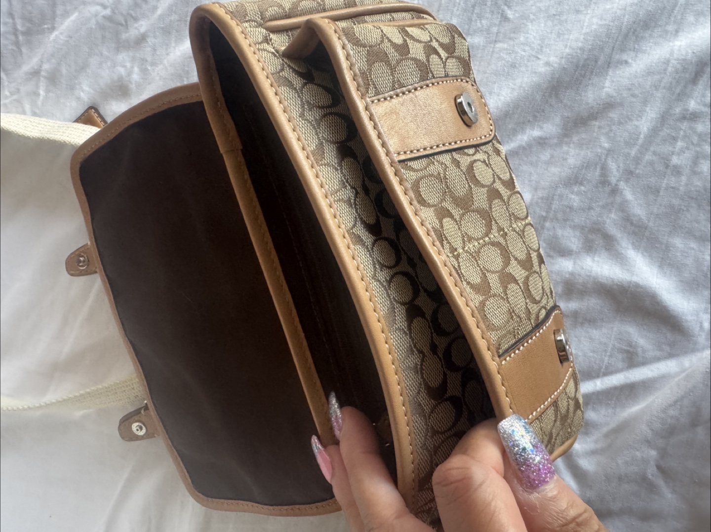 Coach Signature Canvas Bag - photo 3