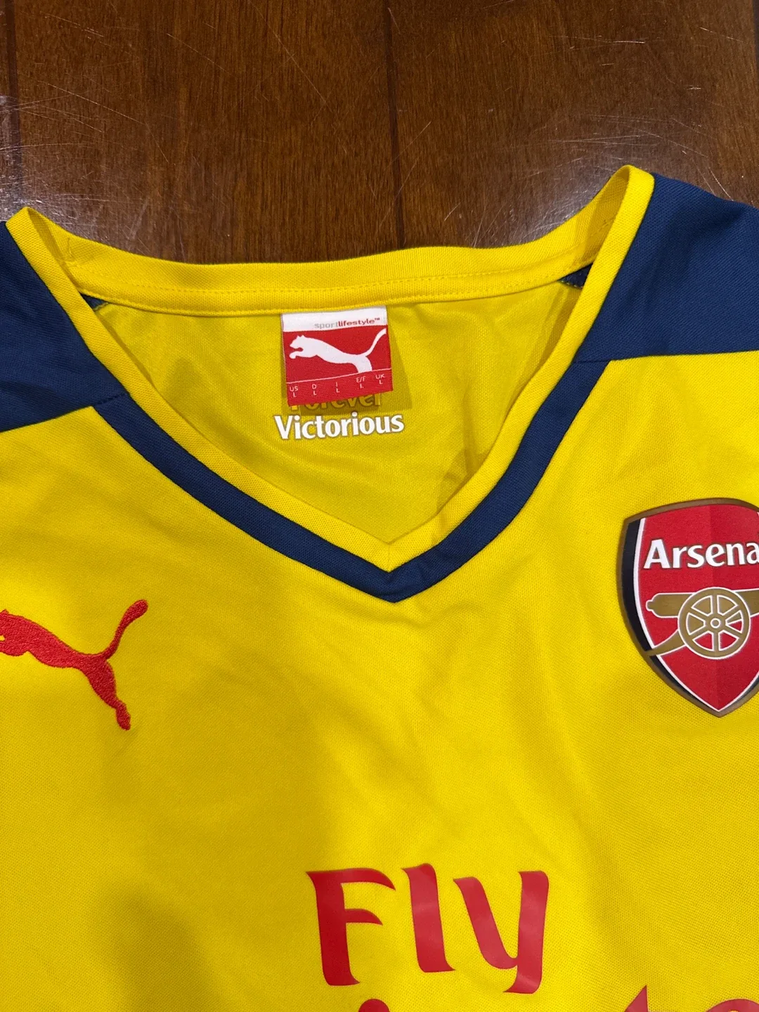 Puma Arsenal FC Jersey - Yellow & Blue image indicator(2)
