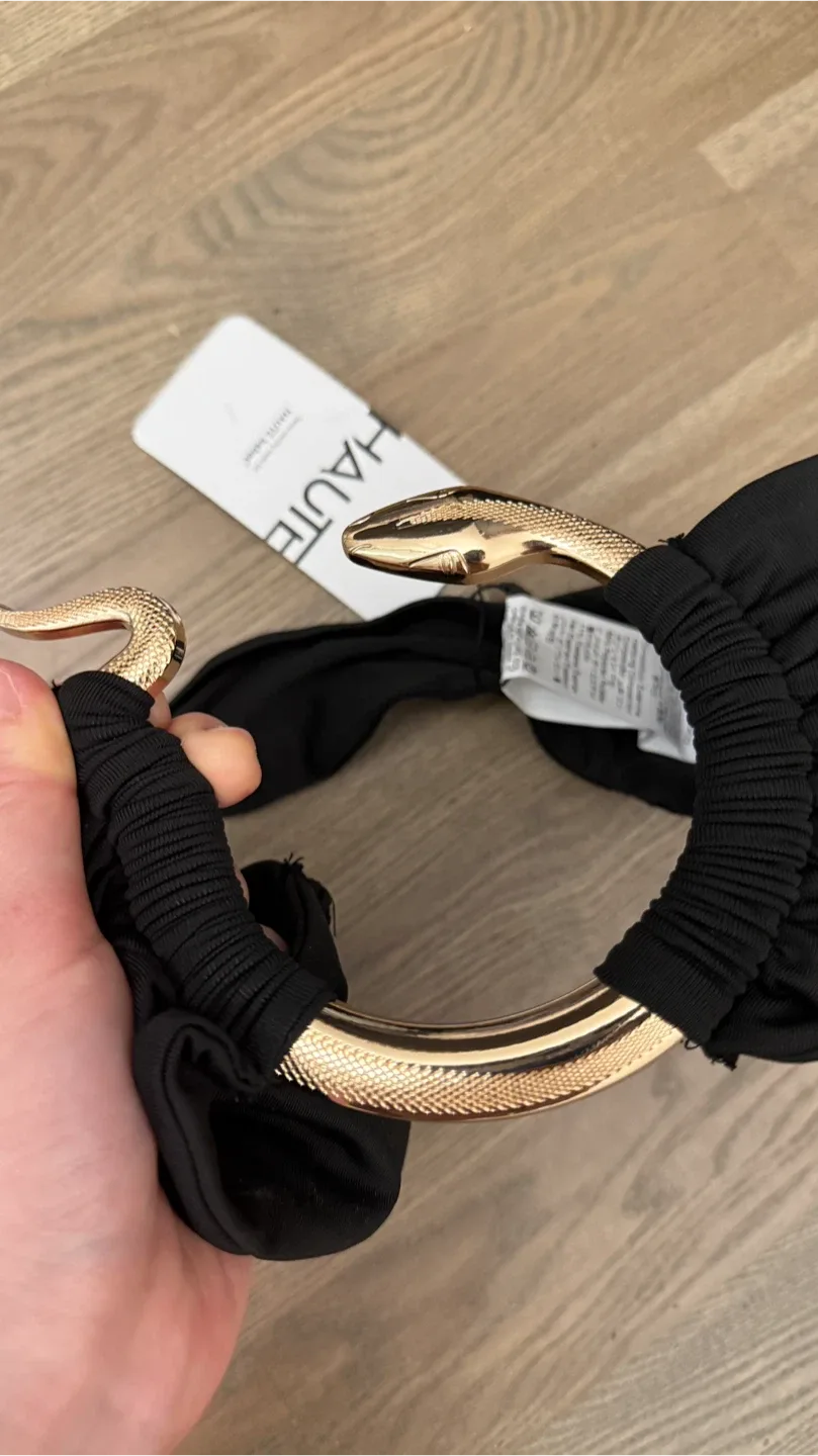 New with Tags HAUTE Bandeau Snake Top image indicator(4)