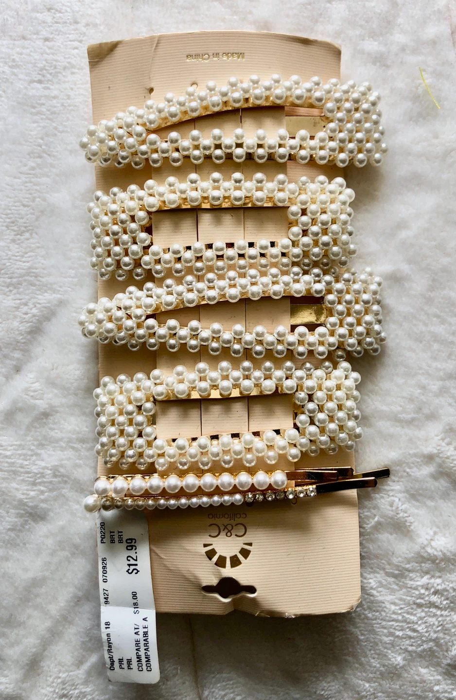 Pearl Hair Clips - Hair pins