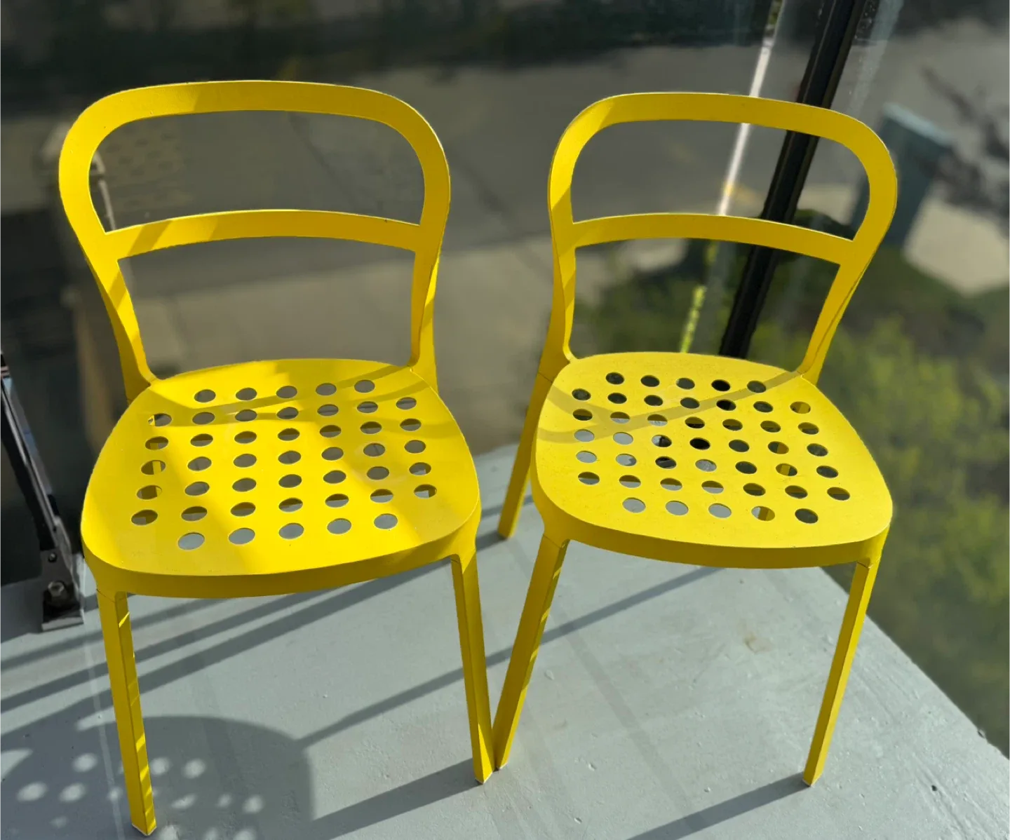 IKEA VÄSTANBY Yellow Chairs - Set of 2 image indicator(2)