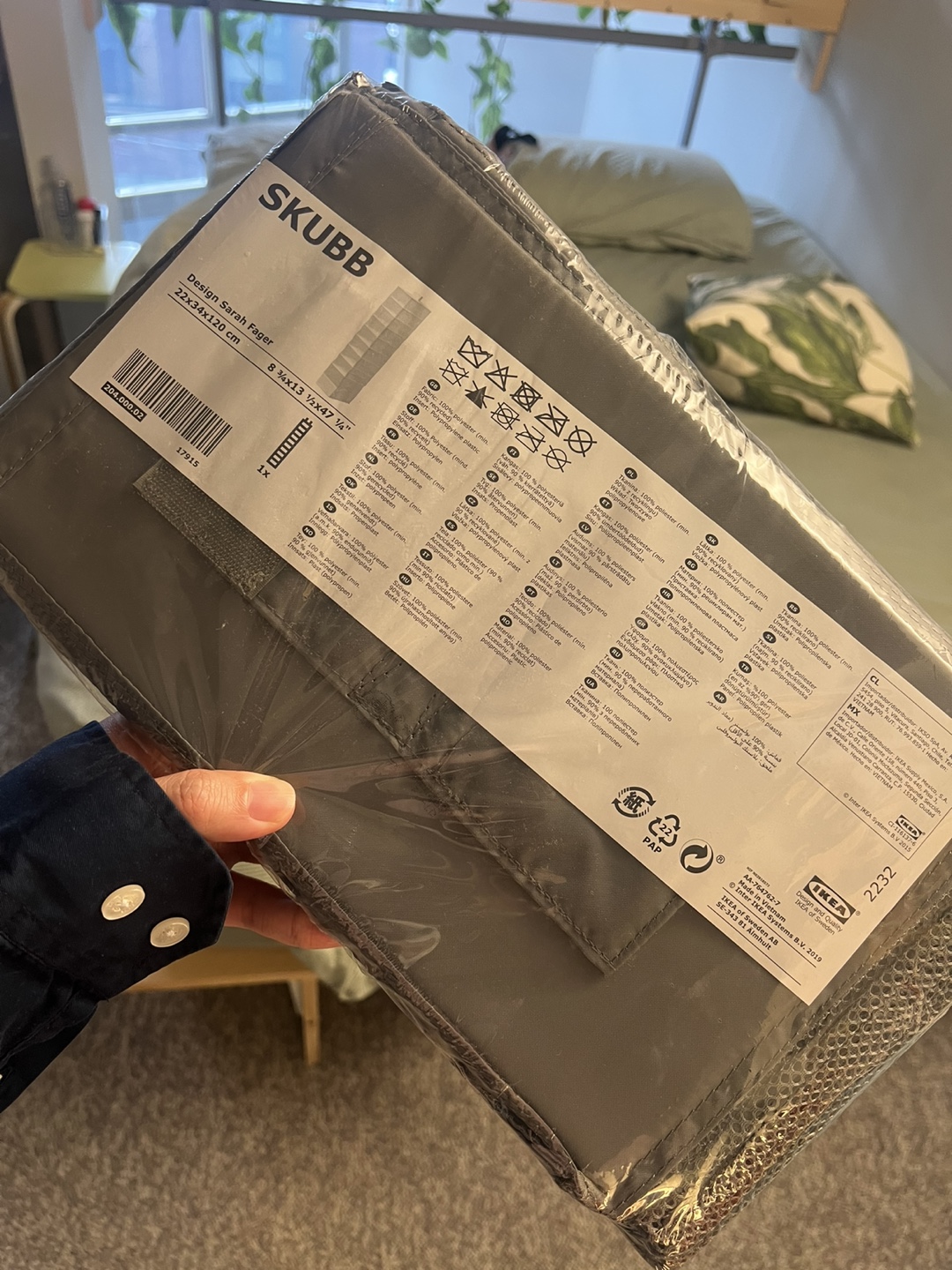 IKEA Skubb Hanging Storage with 9 Compartments - photo 2