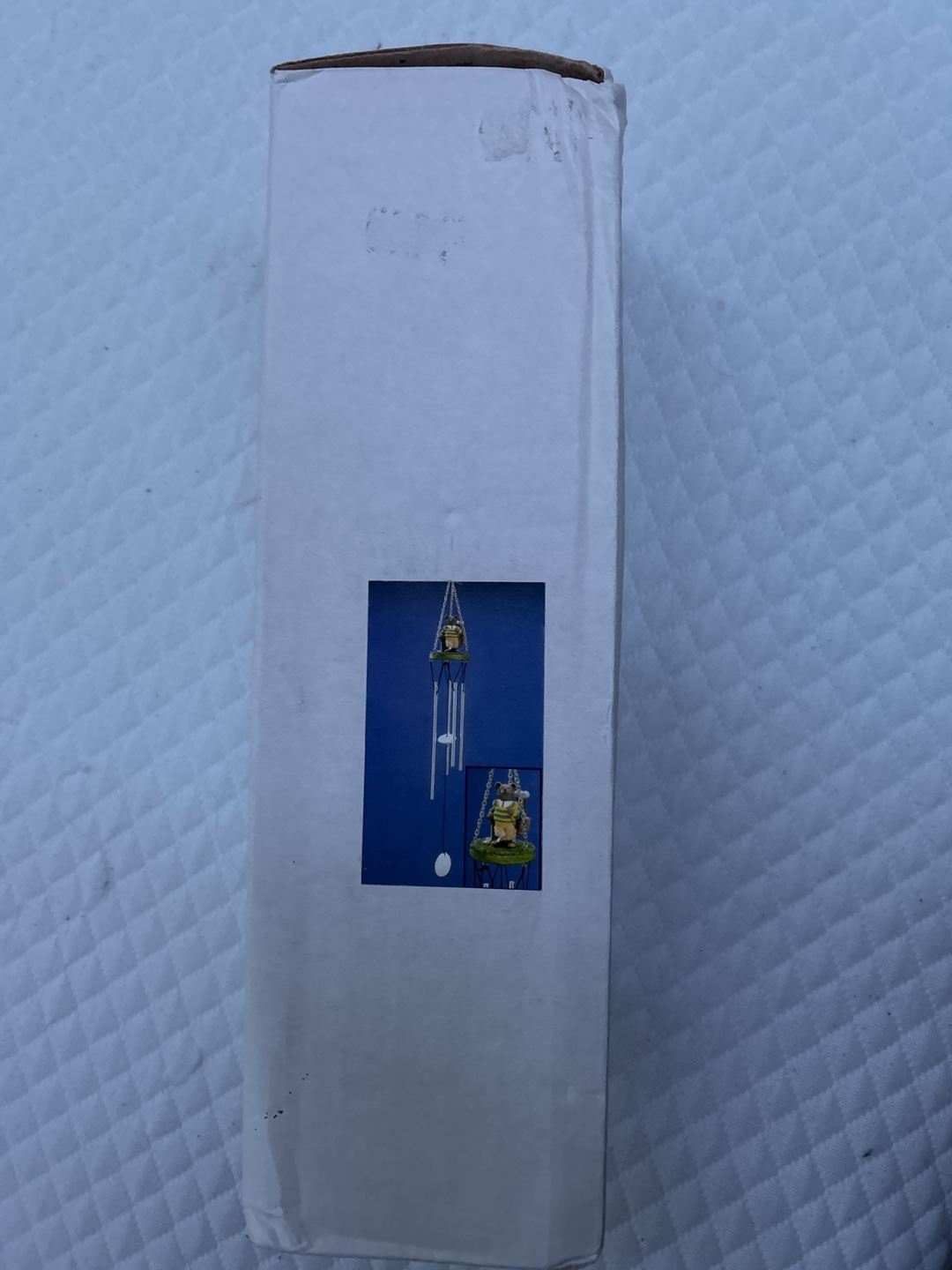 New Ganz Cottage Collectibles Bear Golfer Wind Chime - photo 2