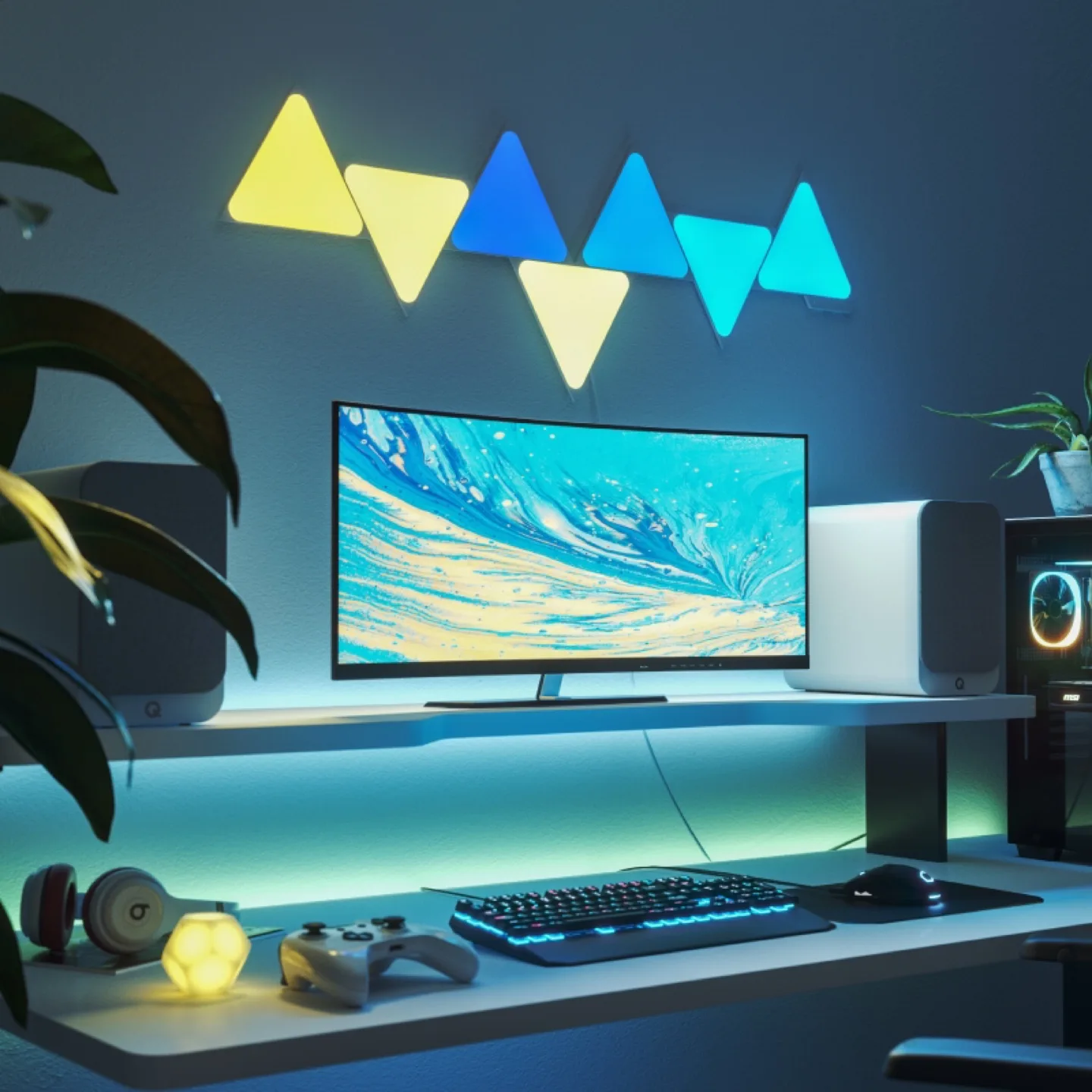 Nanoleaf Shapes Triangle Light Panels (7 pack) thumbnail