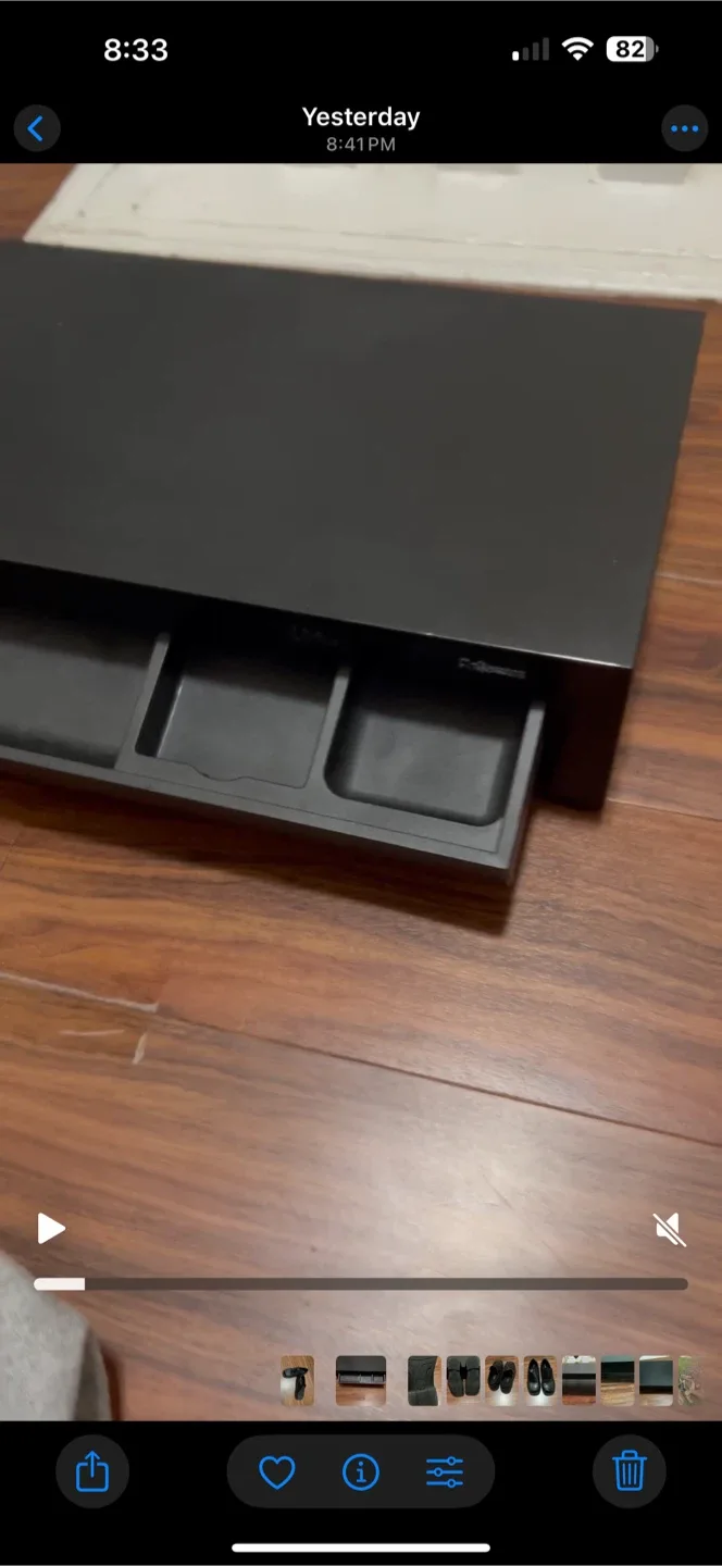 Fellowes Black Monitor Riser image indicator(4)