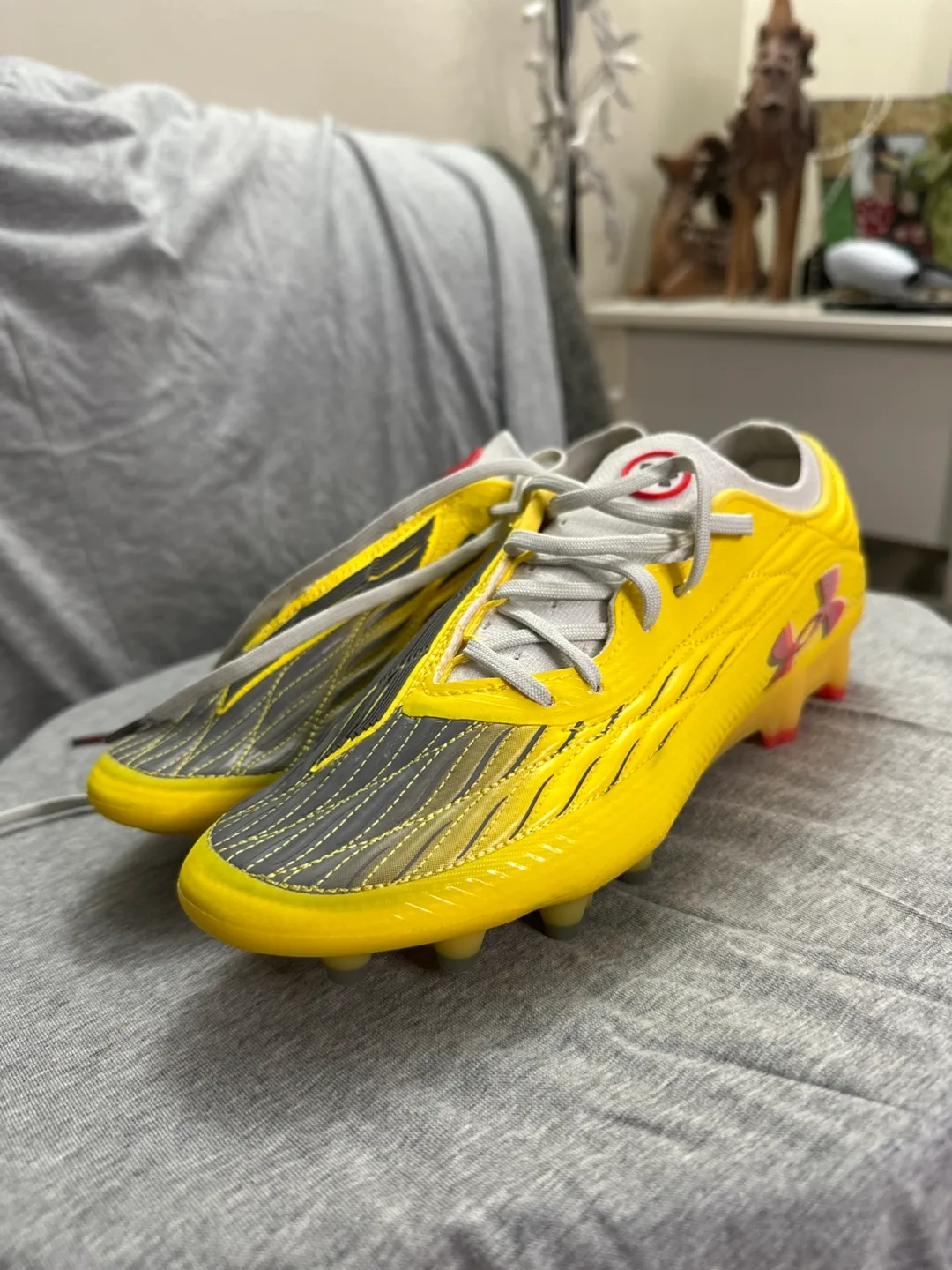 Under Armour Yellow Soccer Cleats image indicator(2)