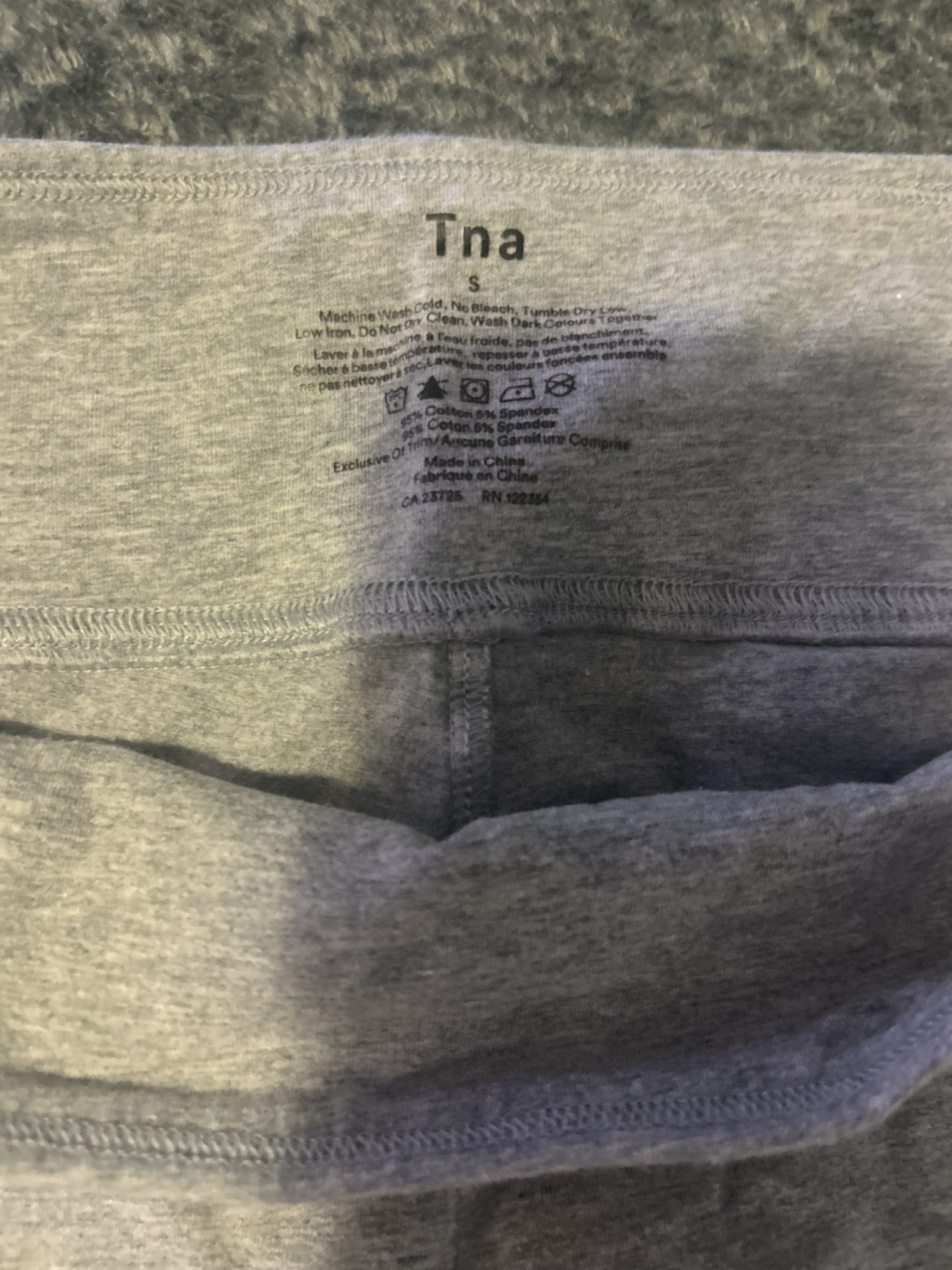 Tna Grey Leggings - Size Small
