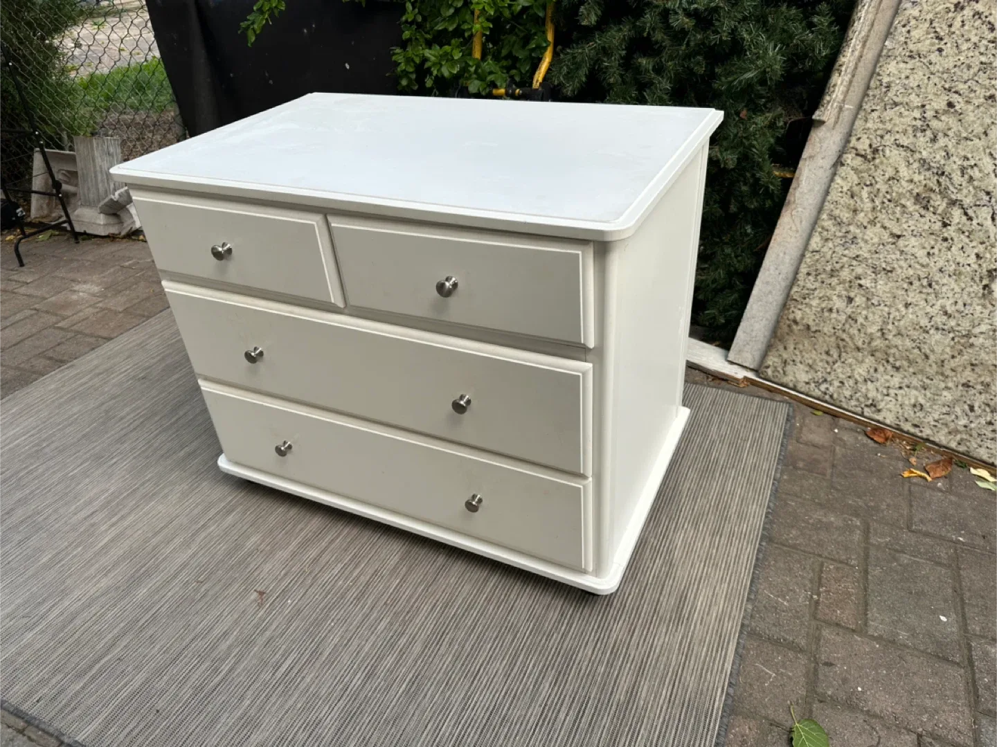 White 3-Drawer Dresser thumbnail