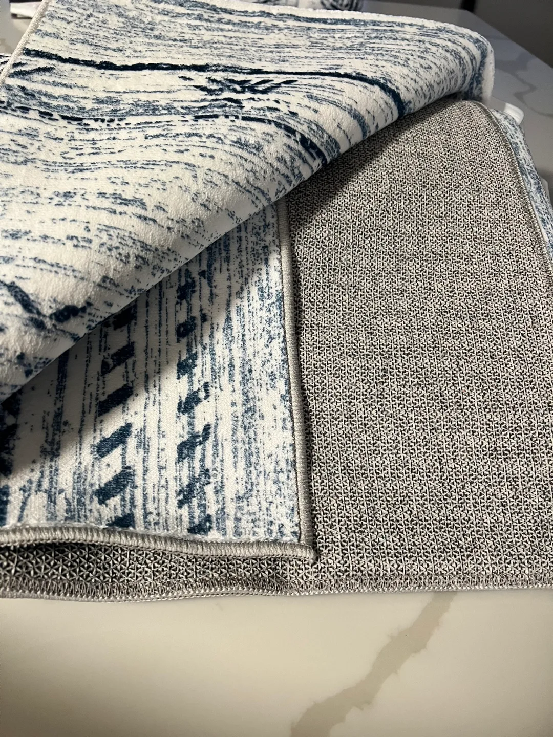 Blue Area Rug 8x10 ft - Machine Washable image indicator(7)