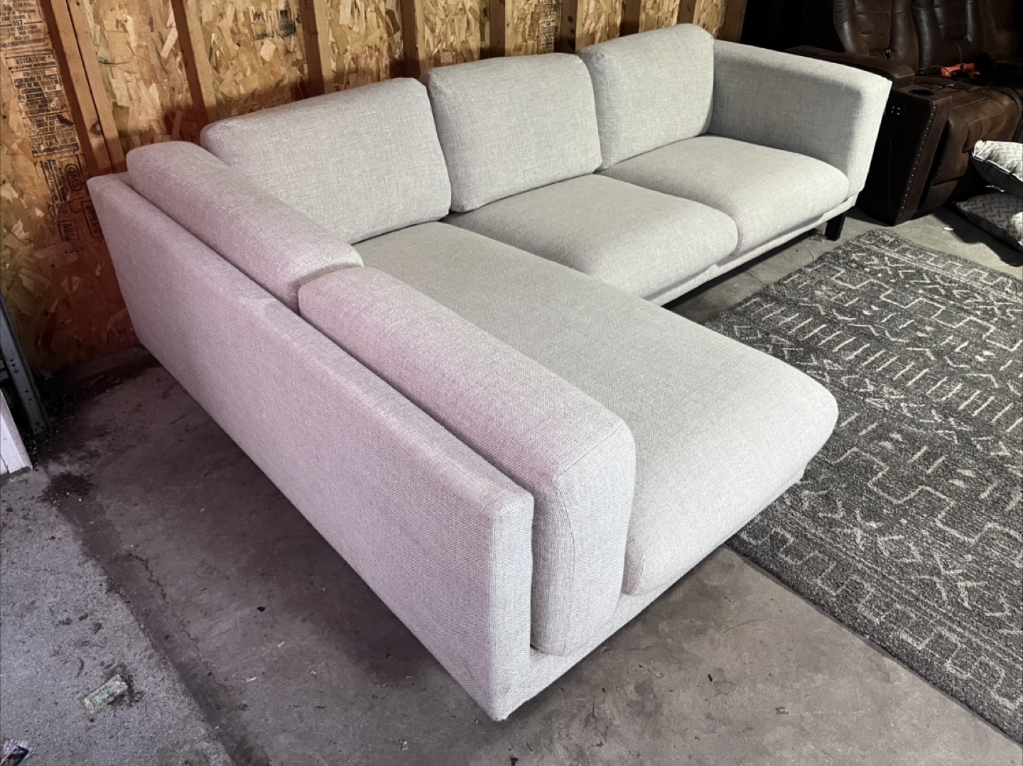 FREE DELIVERY- IKEA Nockeby Gray Sectional Sofa - photo 5