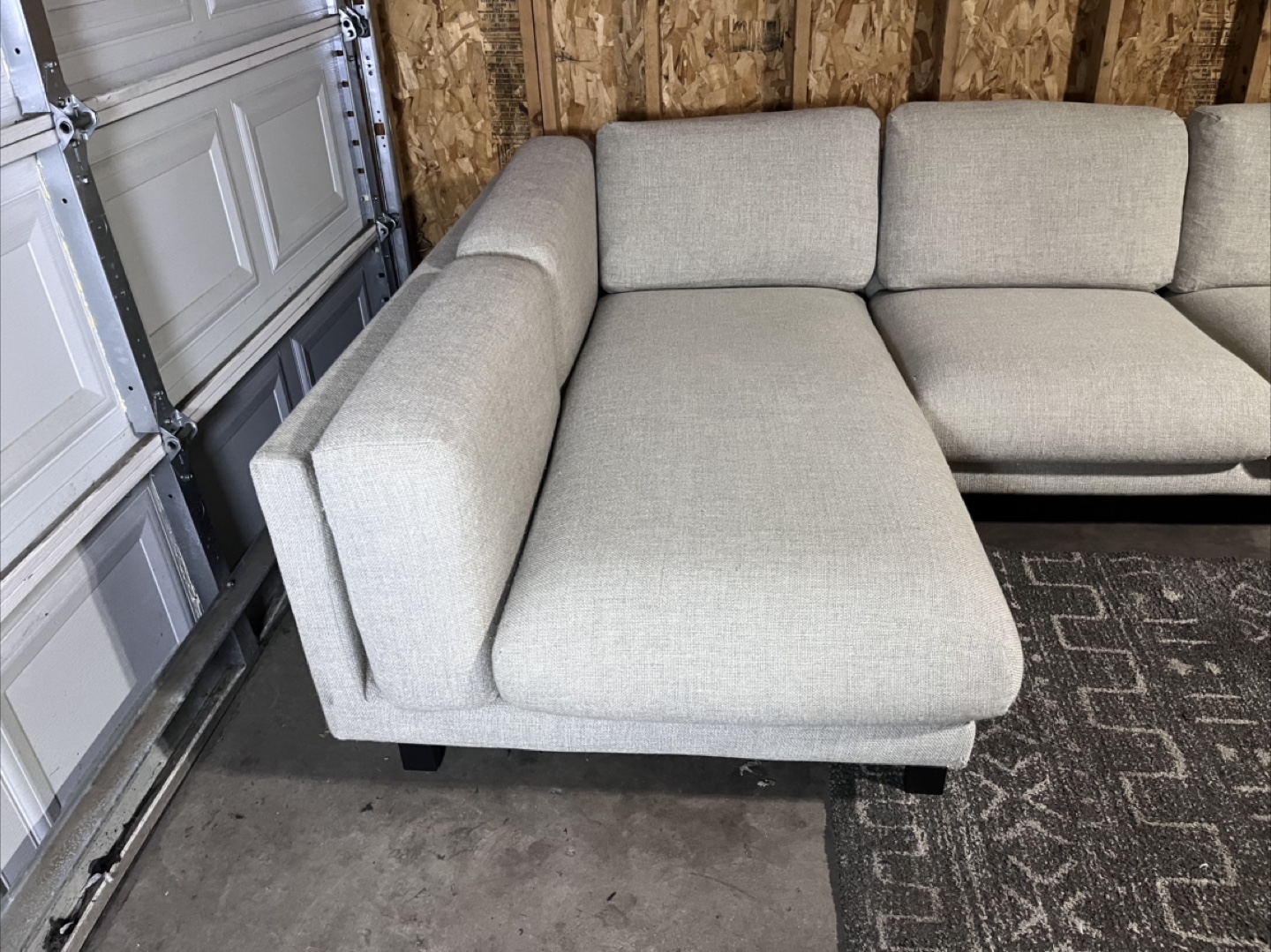FREE DELIVERY- IKEA Nockeby Gray Sectional Sofa - photo 4