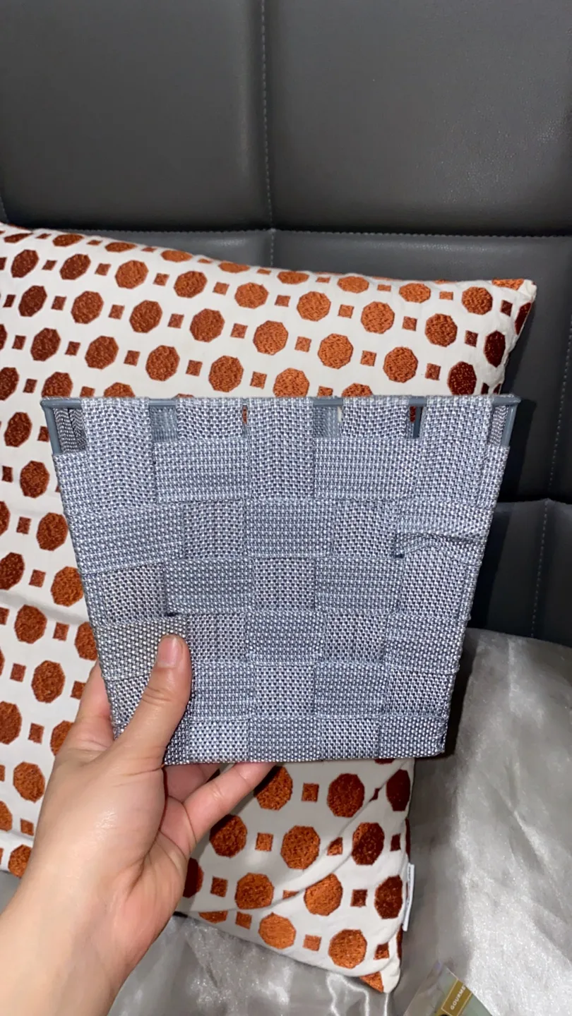 Woven Storage Basket - Gray thumbnail