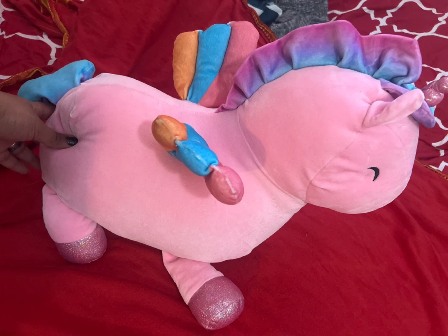 Pink Unicorn Plush Toy