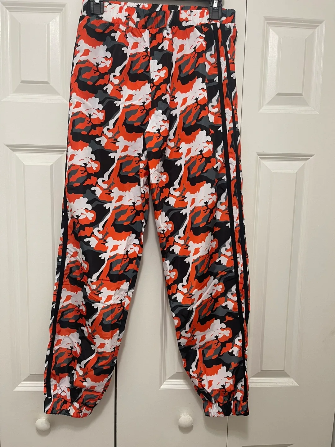 Camo Print Track Pants