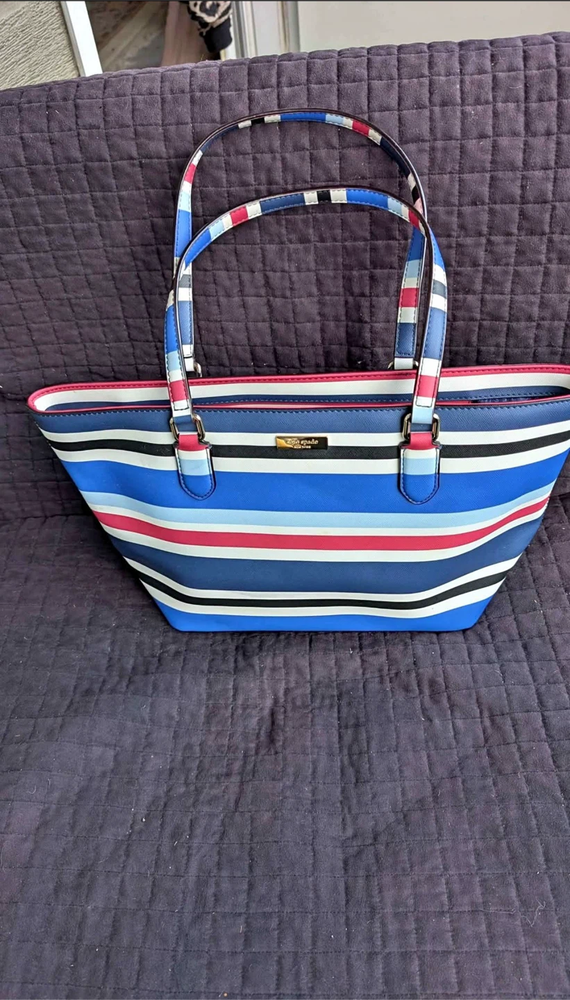 Kate Spade Striped Tote Bag