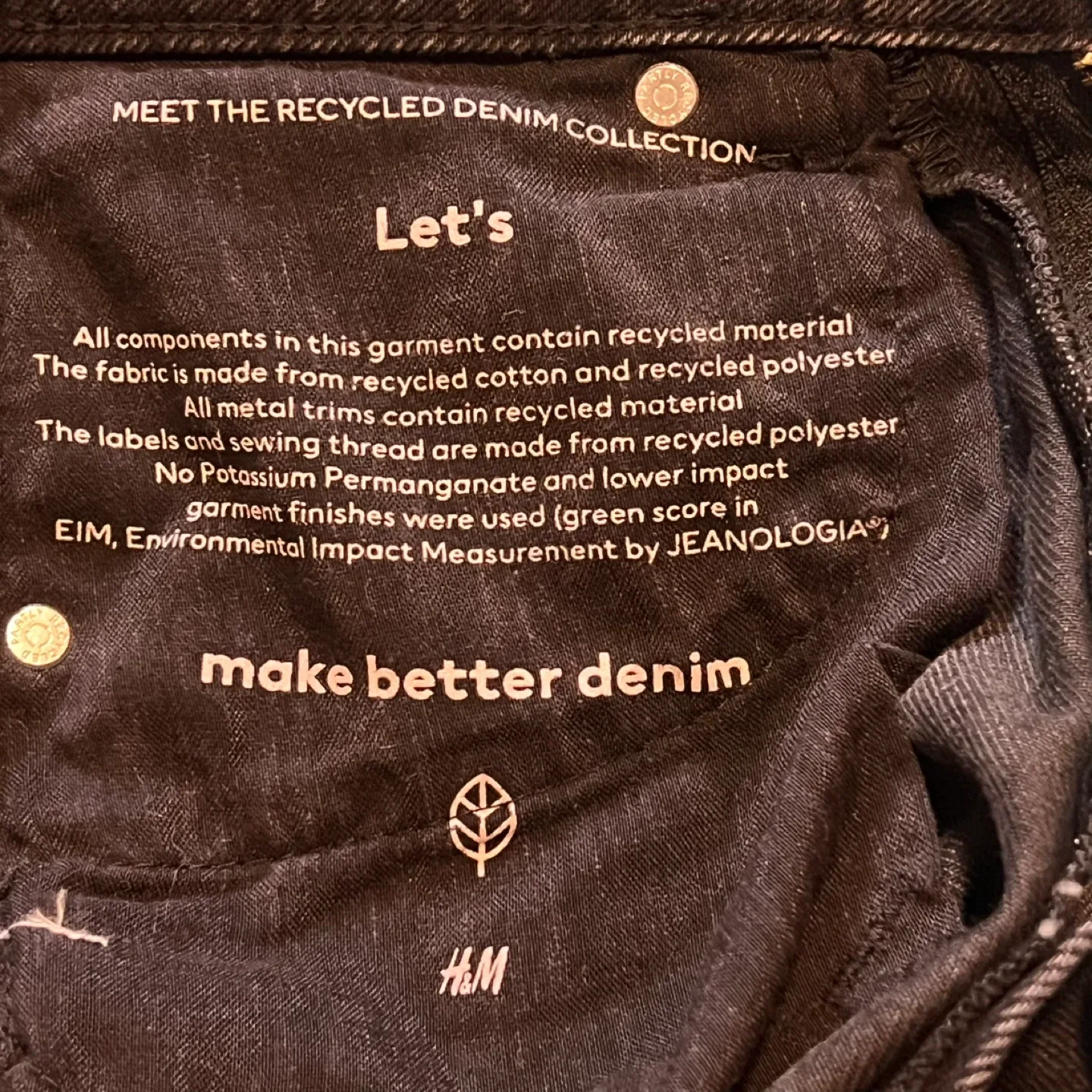 H&M 90's Baggy Jeans image indicator(7)