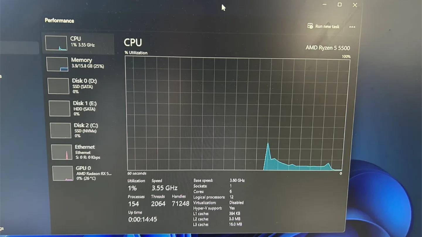 Gaming PC: Ryzen 5500 + RX580 image indicator(4)