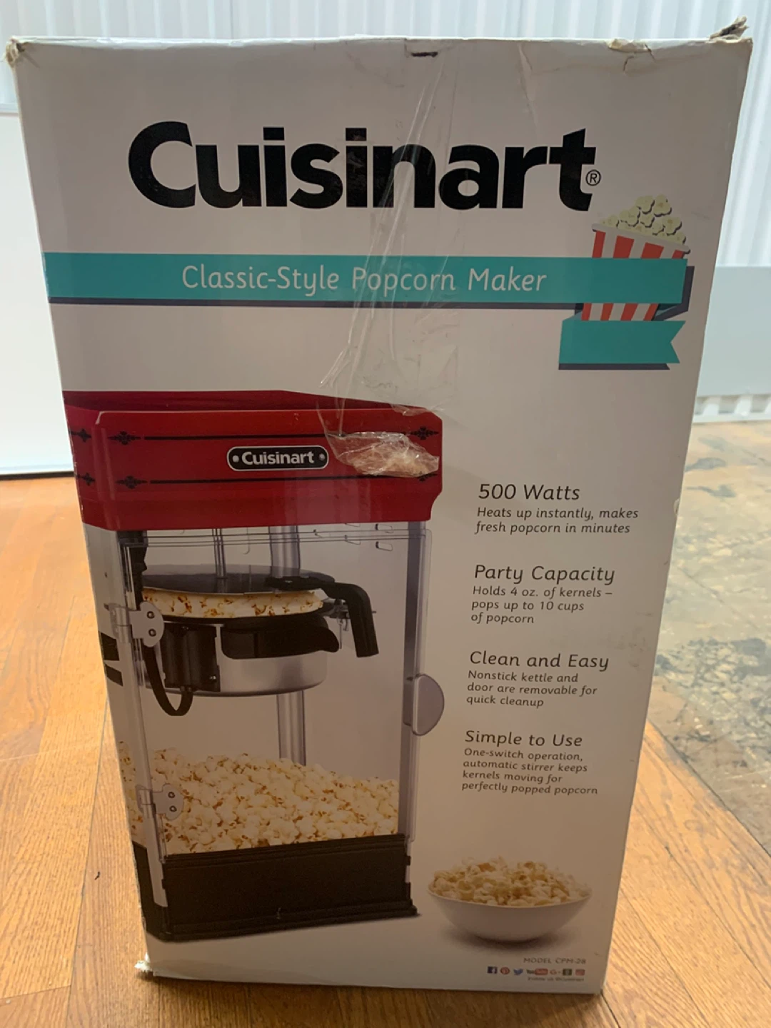 NEW Cuisinart Classic-Style Popcorn Maker