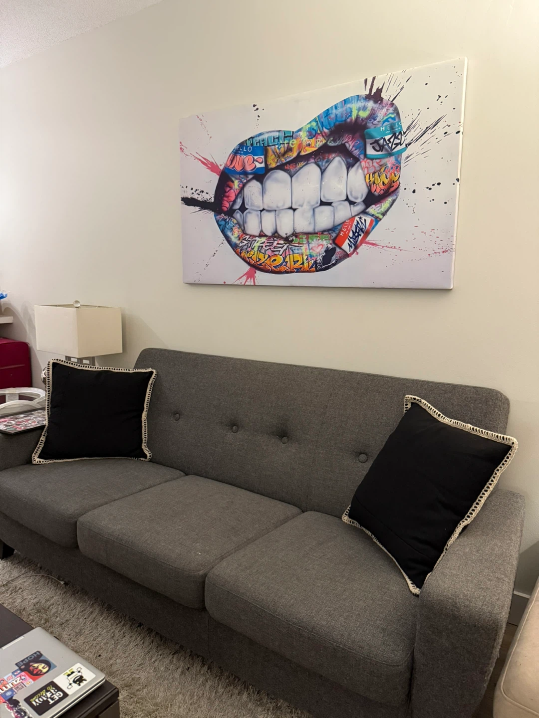 Grey 3-Seater Sofa - photo 3