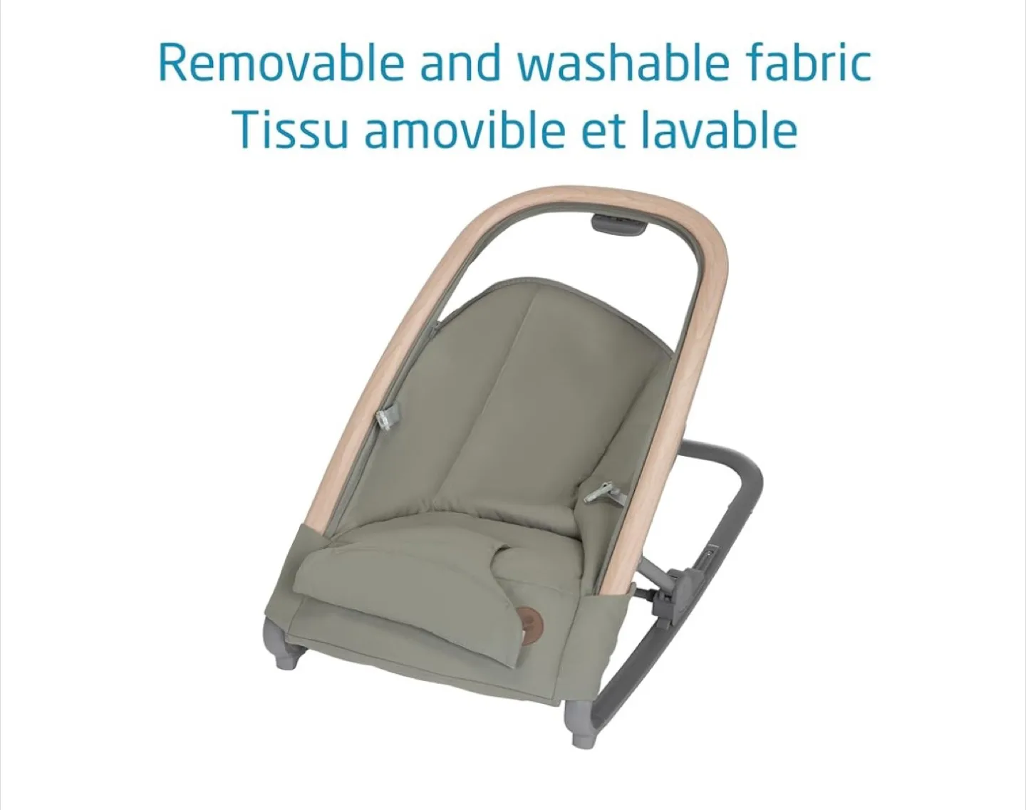 Maxi-Cosi 2-in-1 Kori Rocker, folds flat, travel, washable image indicator(7)