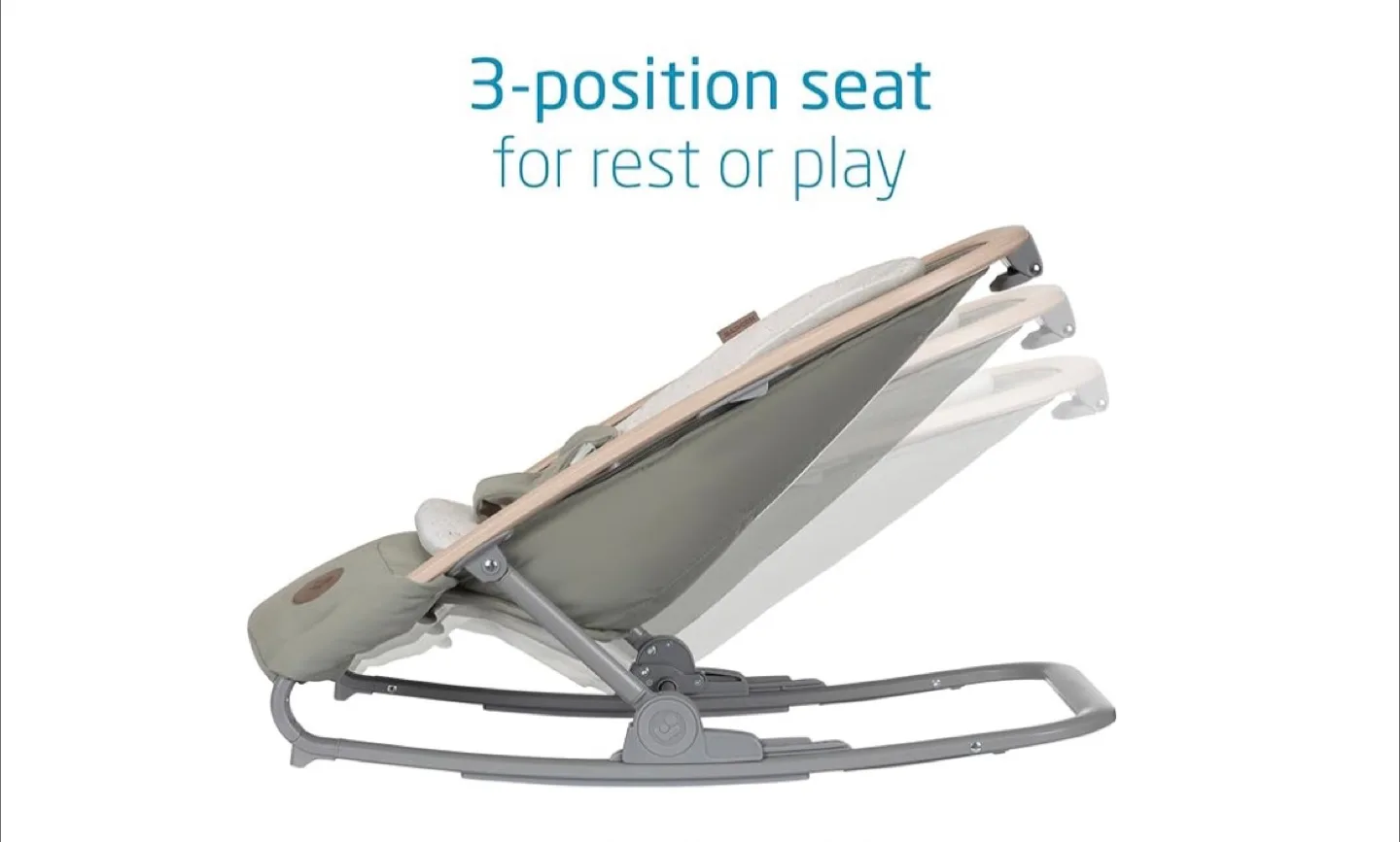 Maxi-Cosi 2-in-1 Kori Rocker, folds flat, travel, washable image indicator(10)