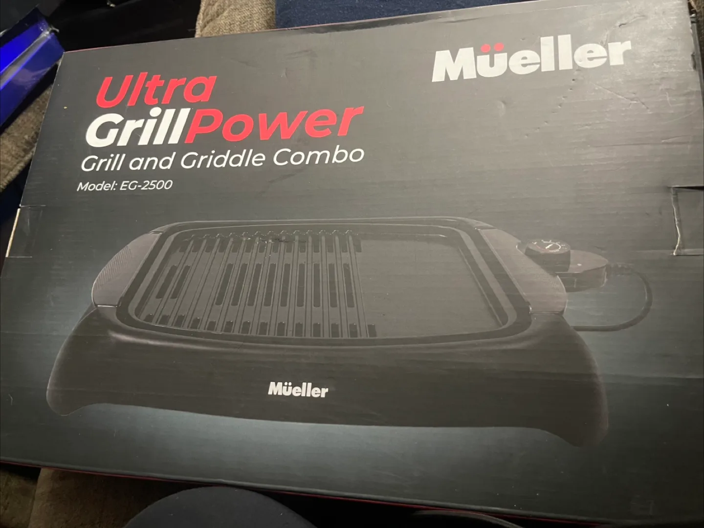 Mueller Ultra Grill Power Grill and Griddle Combo EG-2500 thumbnail