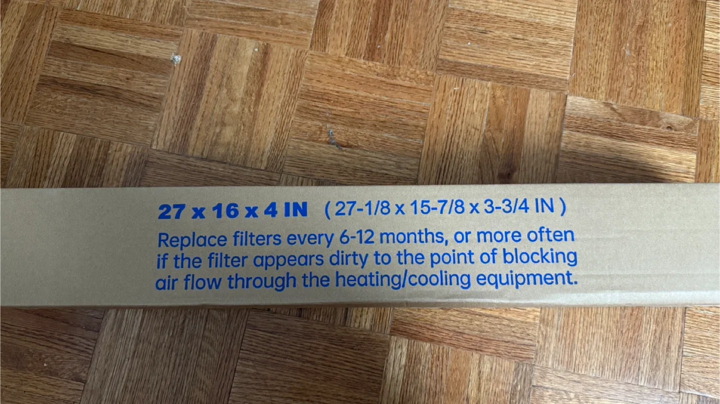 410 Replacement Air Filter MERV11 16x25x4 image indicator(2)