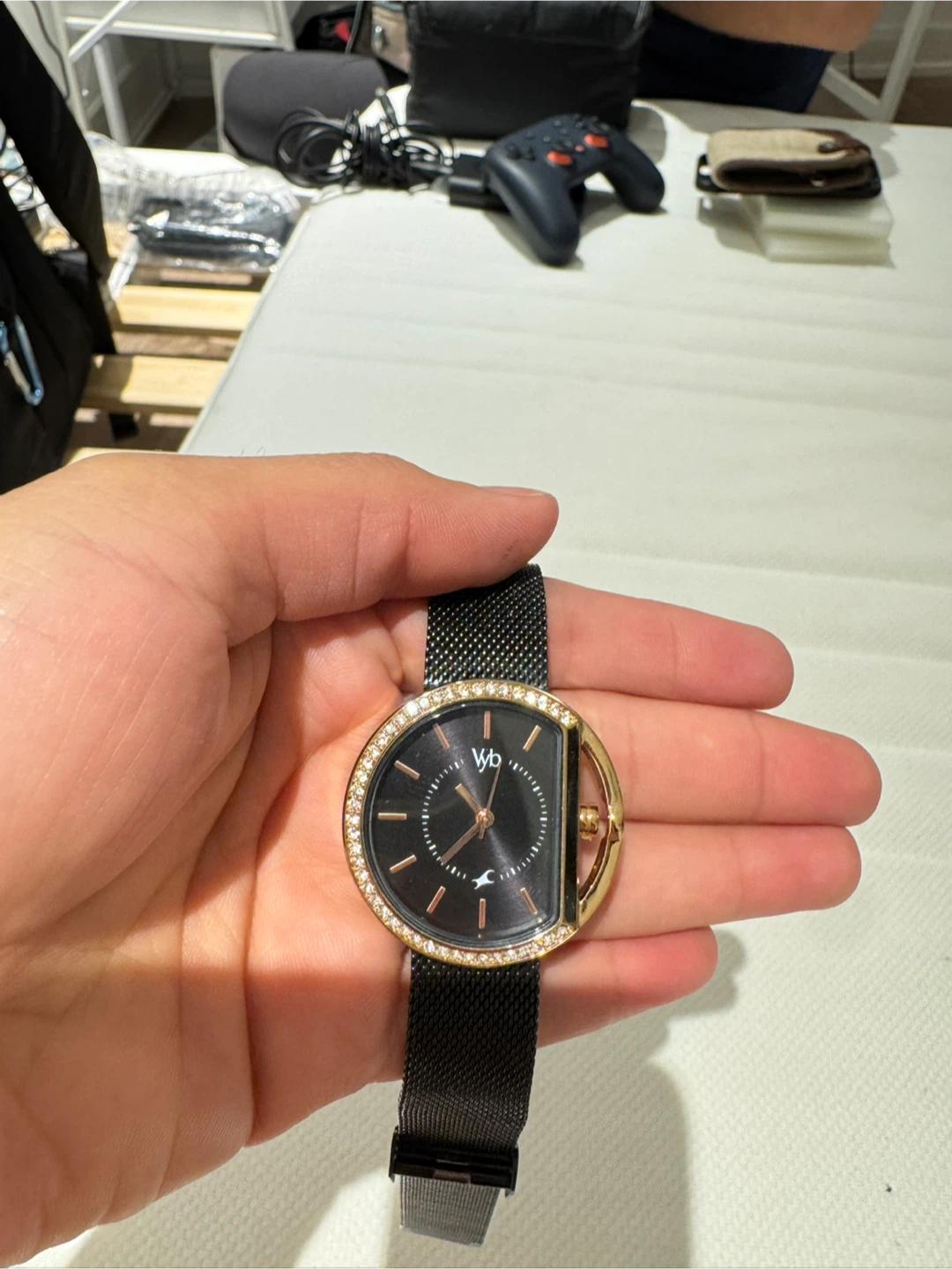 Fastrack Watch - Black & Gold