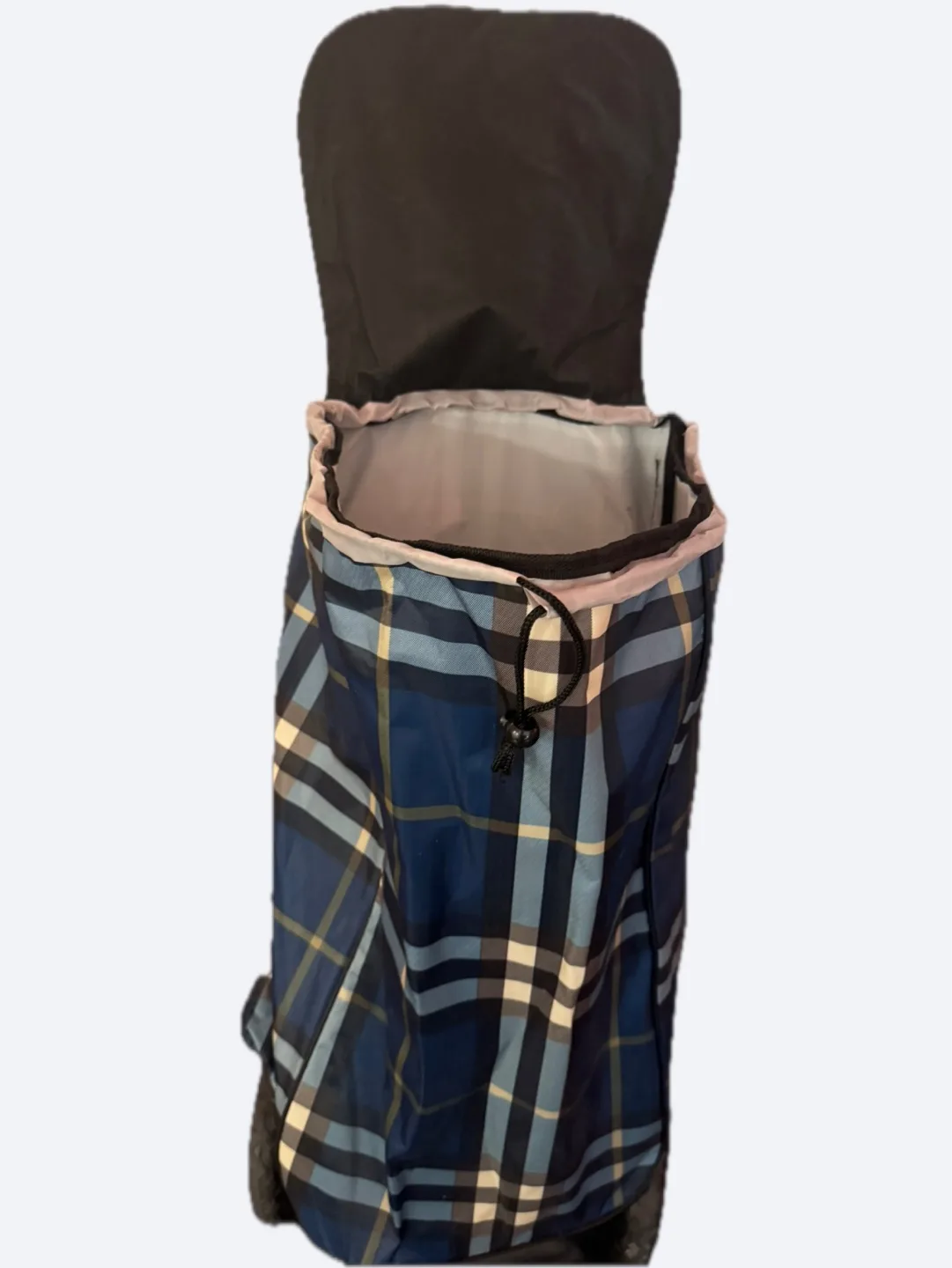 Plaid Rolling Shopping Cart image indicator(3)