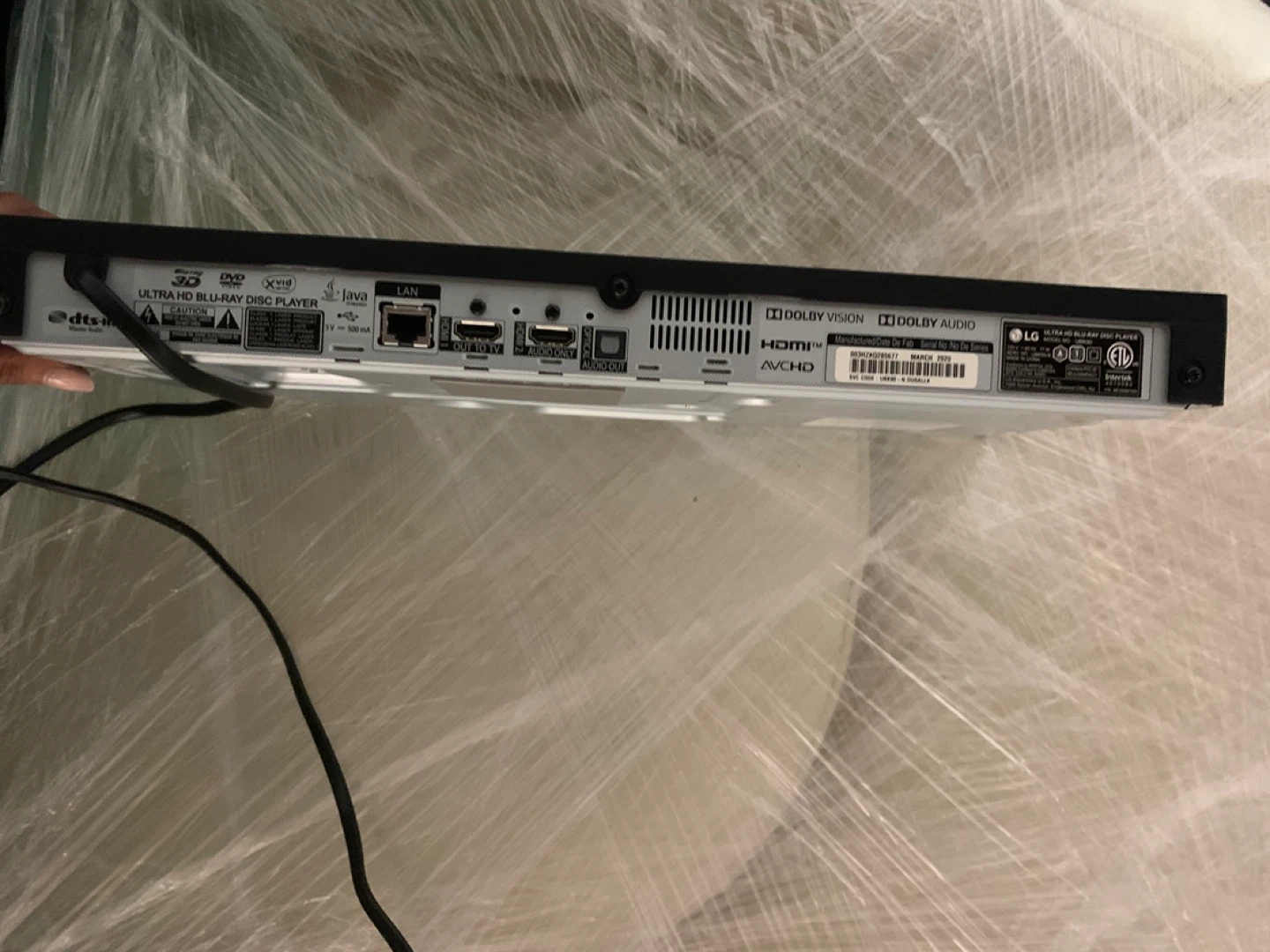 LG Ultra HD Blu-ray Disc Player - photo 2