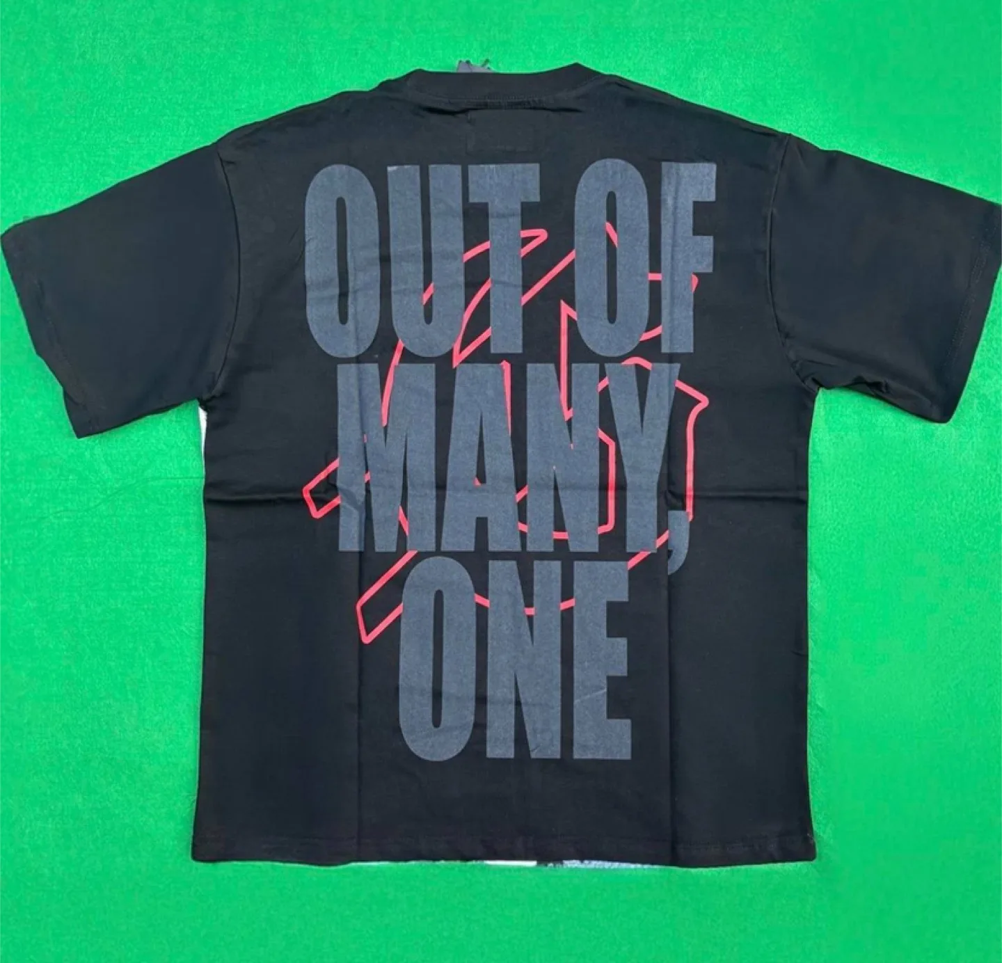 Godspeed Out Of Many One Black Graphic T-Shirt – All Sizes image indicator(2)