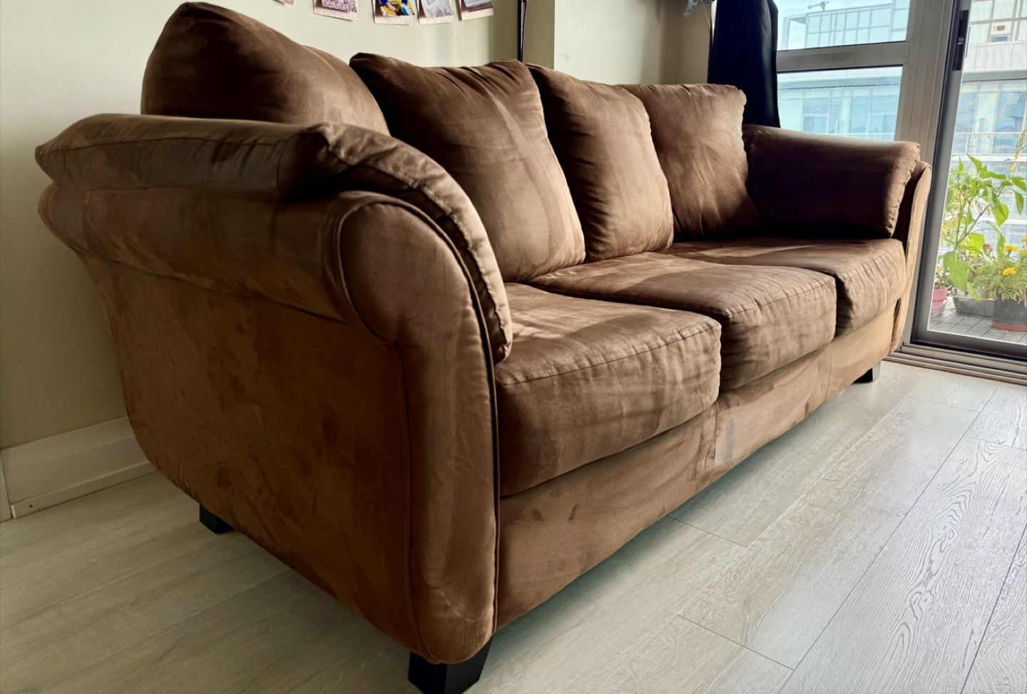 Couch Sofa Leon’s 3 Seater - Canadian made