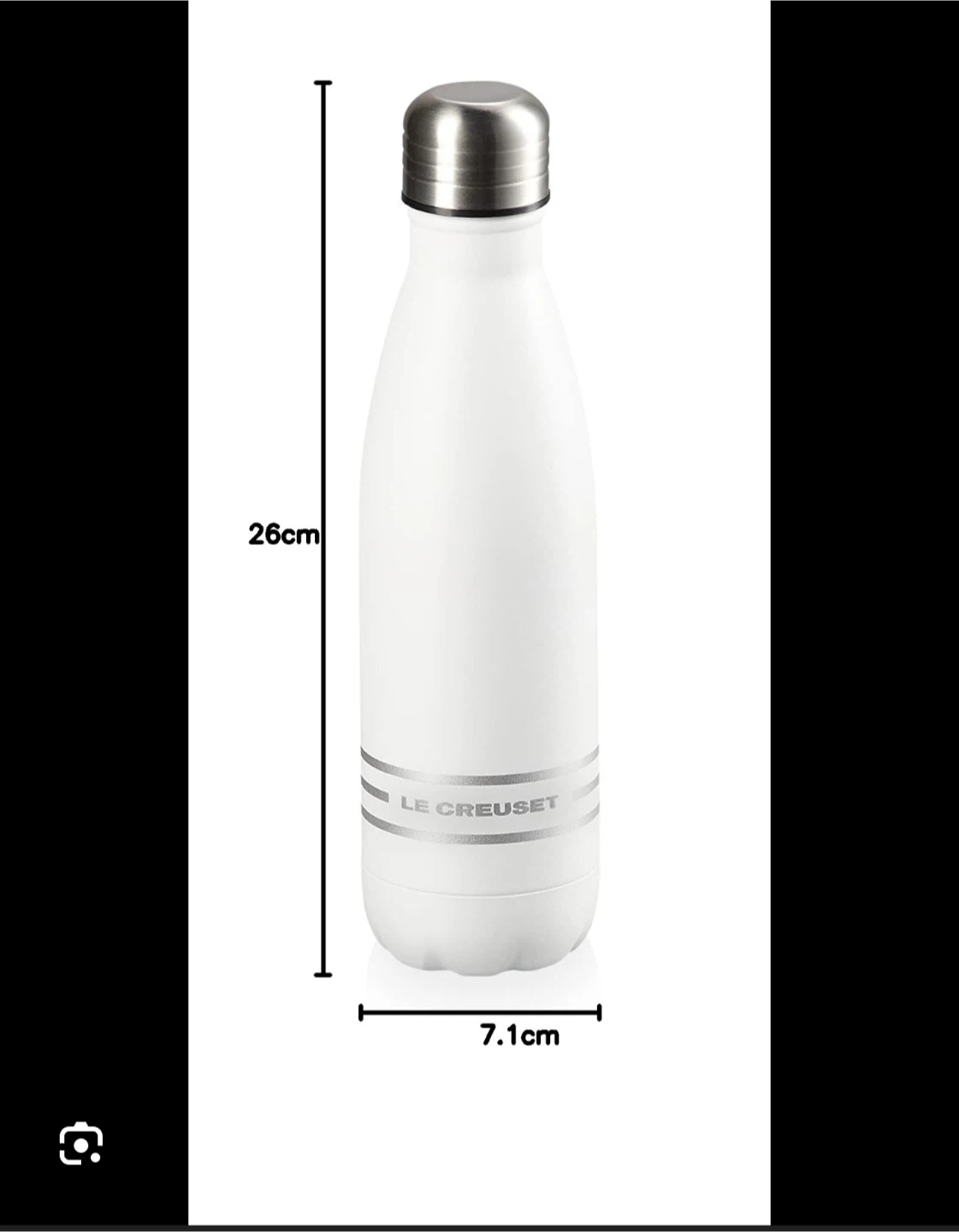 Le Creuset Hydration Bottle - white- 500ml - photo 3