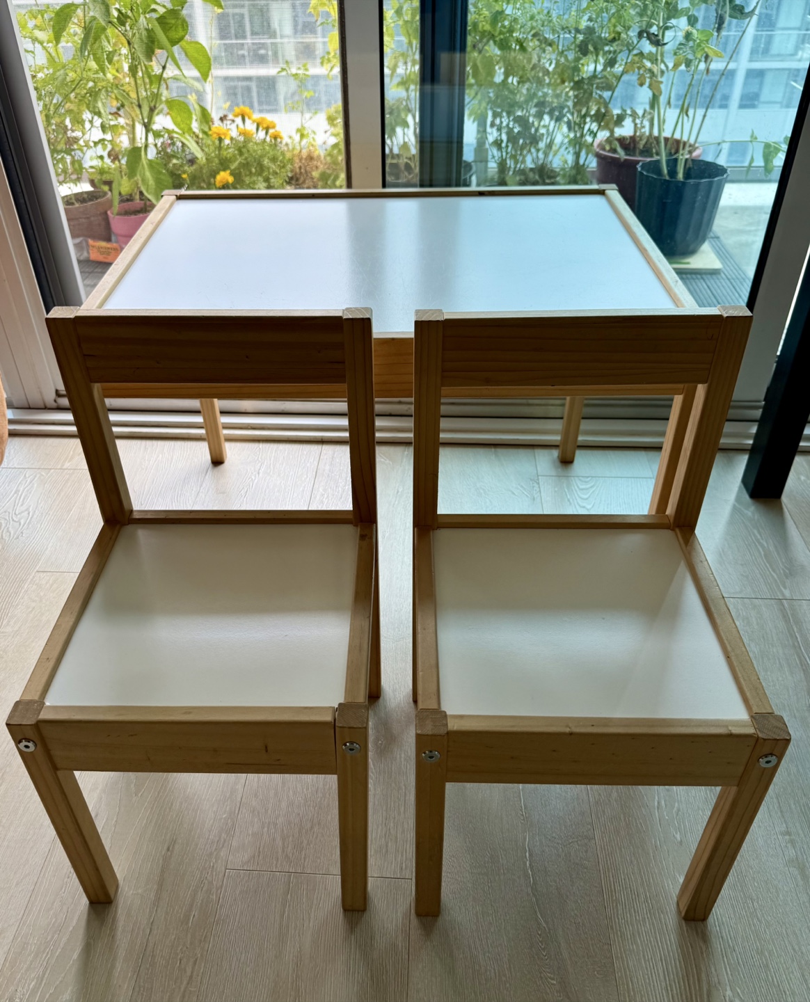 IKEA Kids table and 2 chairs