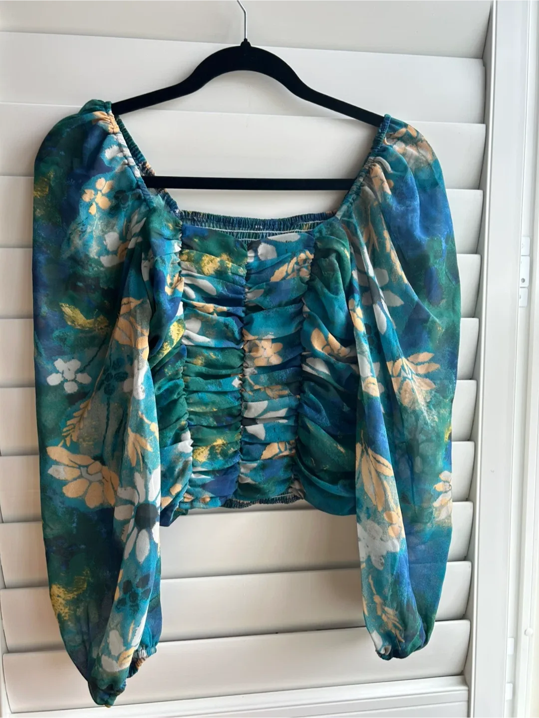 Floral Print Long Sleeve Top thumbnail