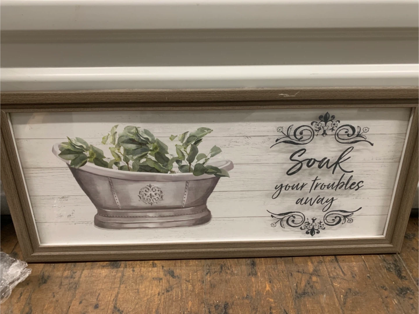 Bathroom Wall Art - Soak Your Troubles Away - photo 2