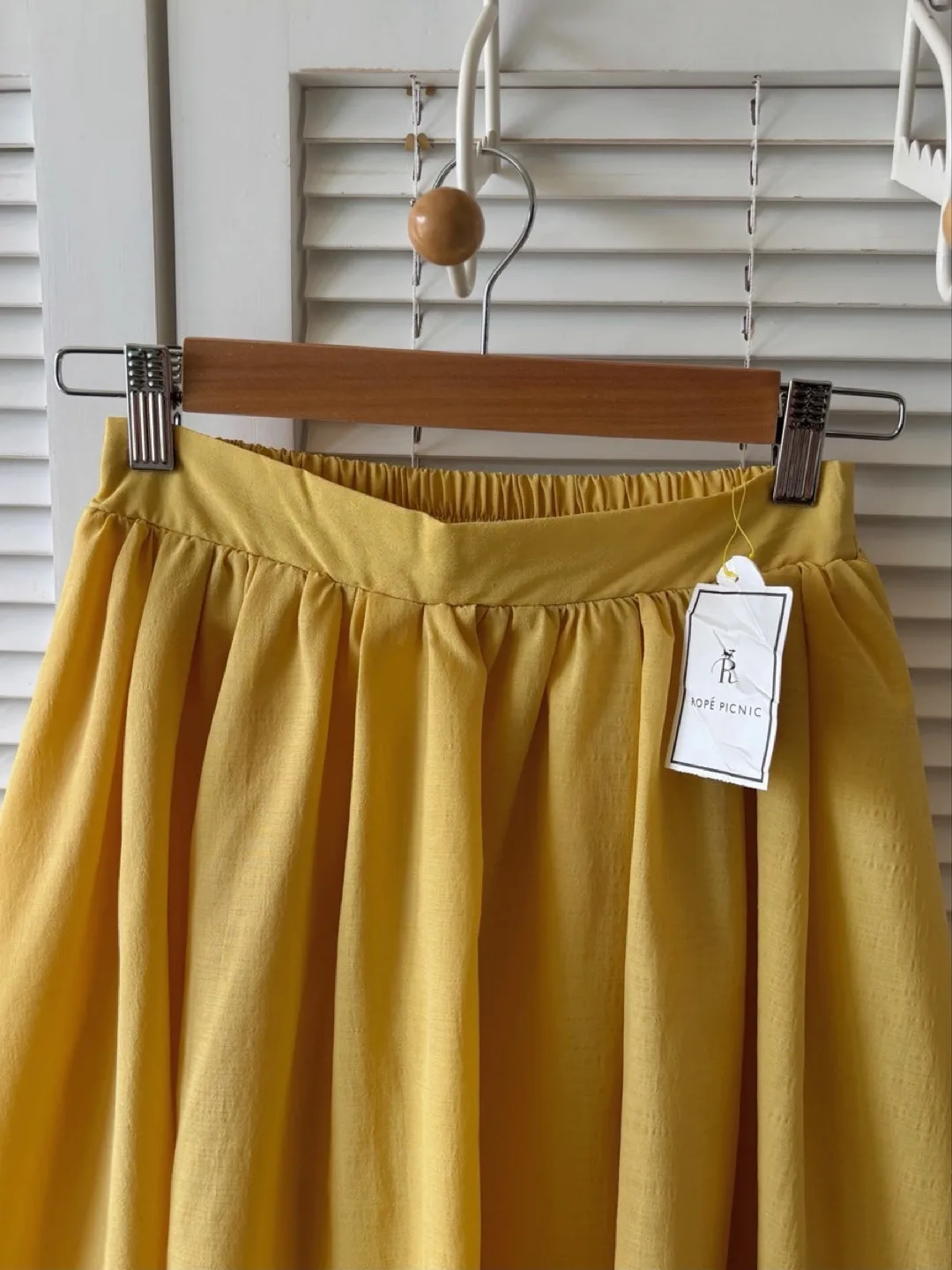 Vintage Midi Skirt, High Waisted A-Line Skirt image indicator(5)