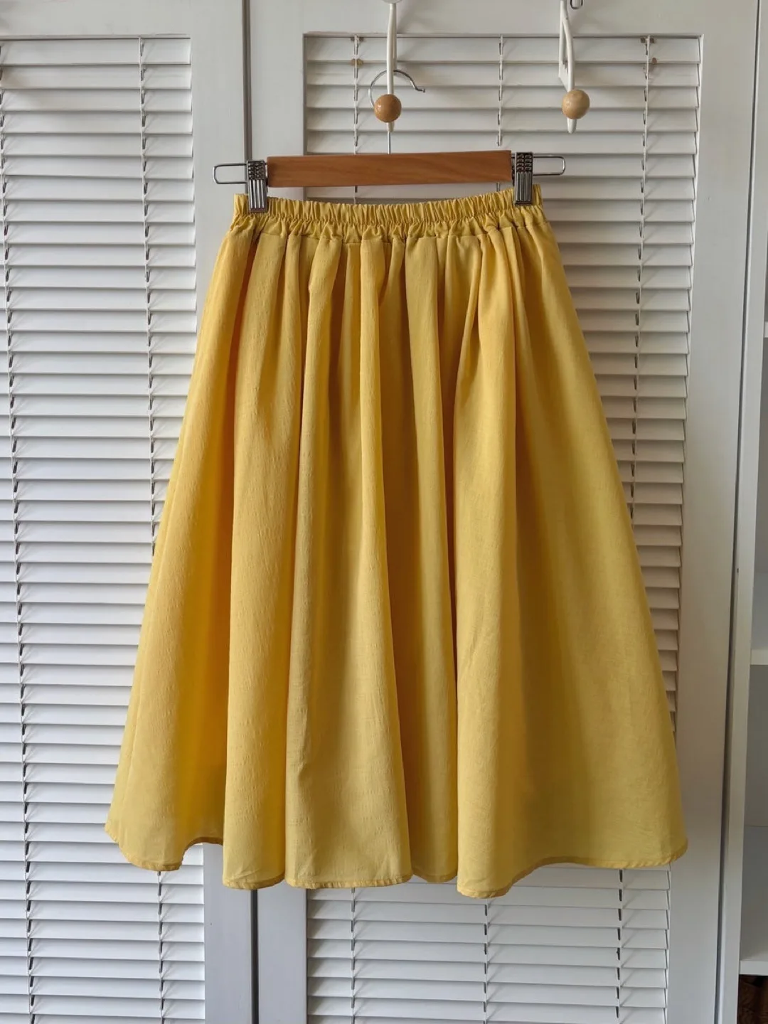 Vintage Midi Skirt, High Waisted A-Line Skirt image indicator(7)